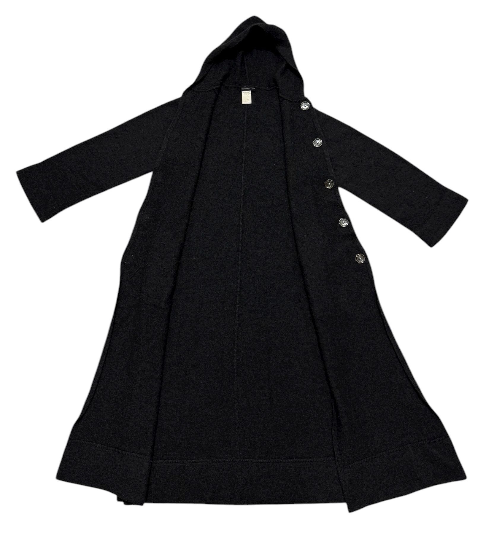 Yohji Yamamoto Yohji Yamamoto Noir Wool Hoodie Long Jacket Size US S / EU 44-46 / 1 - 14 Thumbnail
