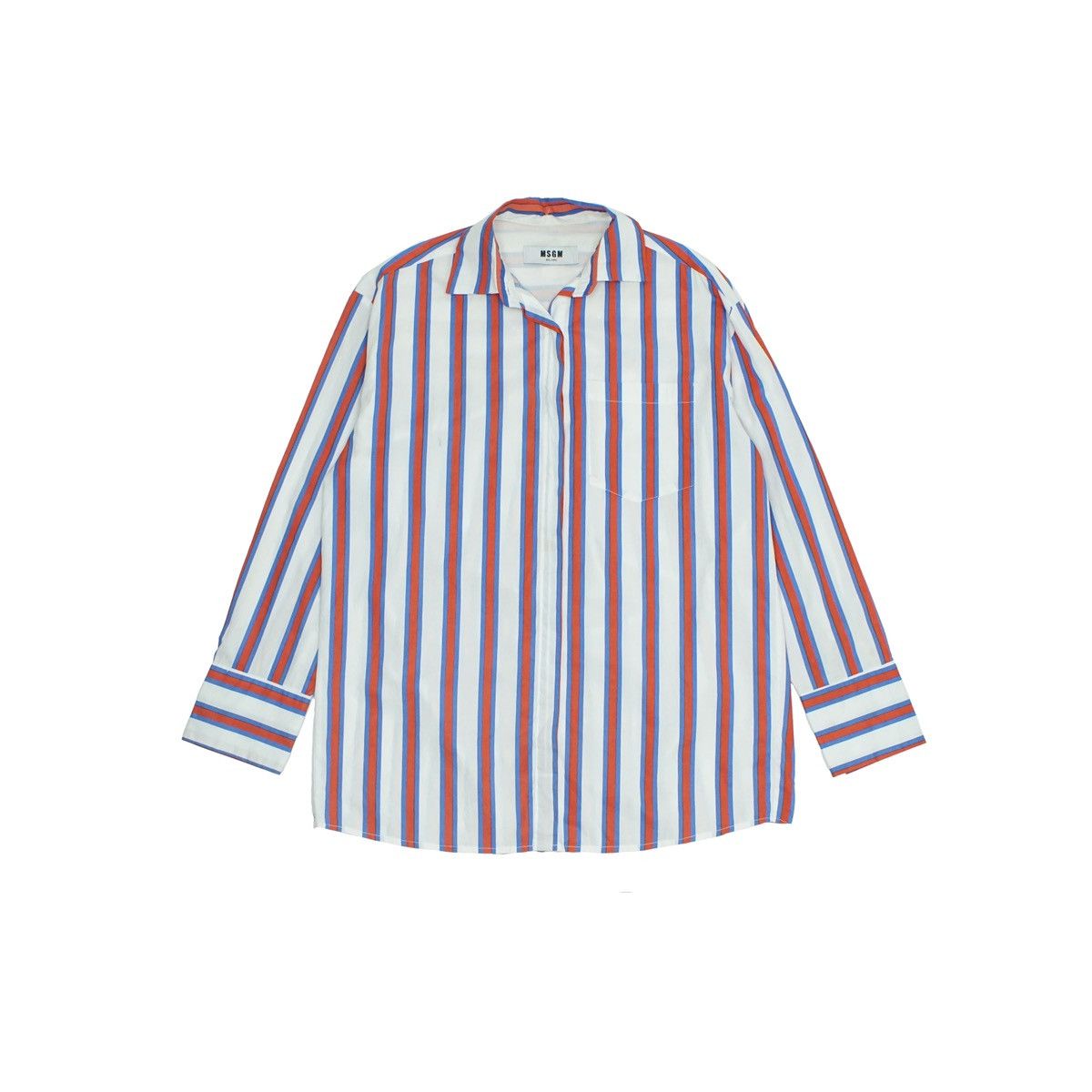 MSGM Milano Stripe Button Up Shirt