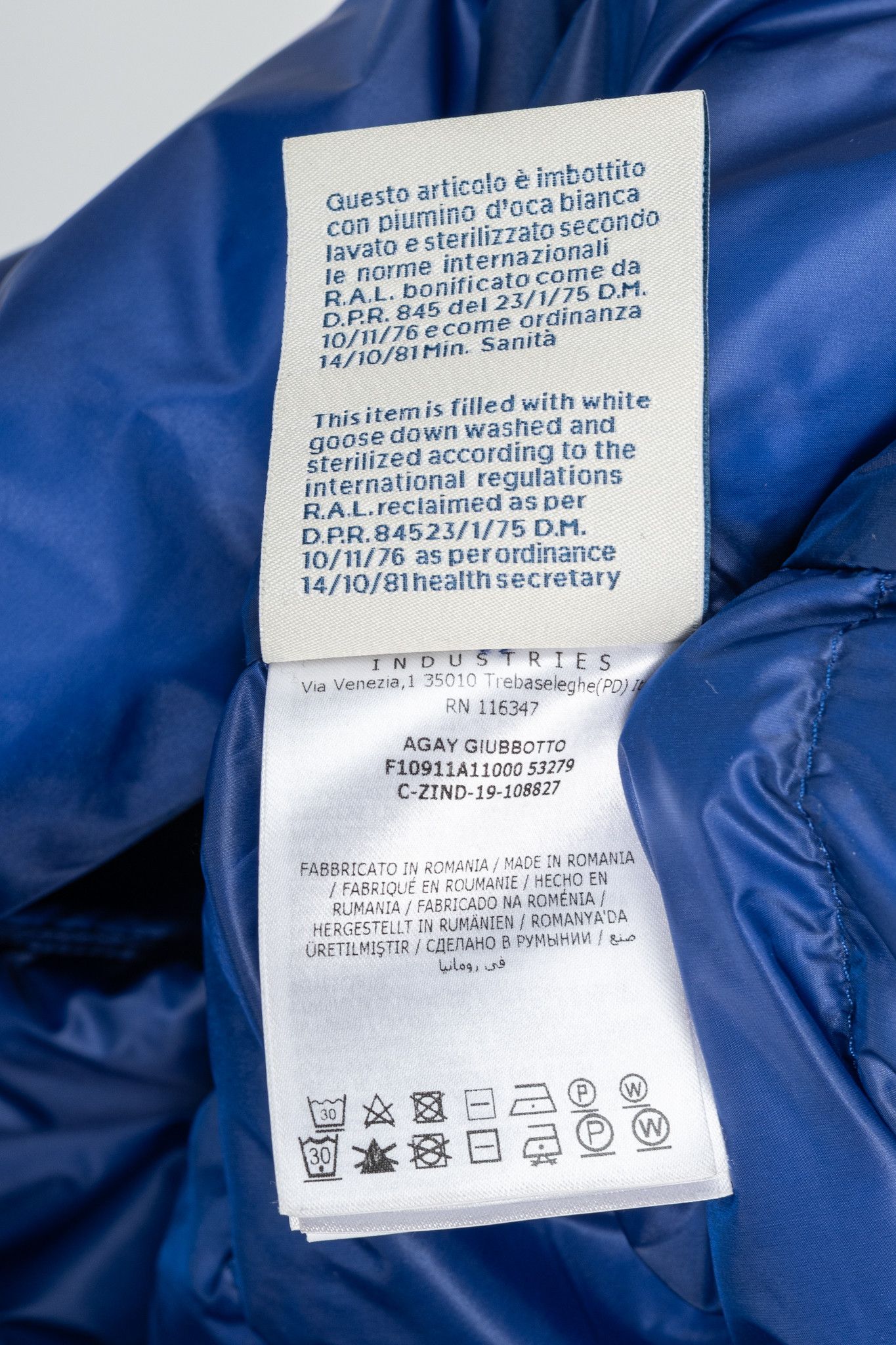Moncler Moncler Longue Saison Agay Blue Quilted-Nylon Puffer Jacket Size US XL / EU 56 / 4 - 11 Thumbnail