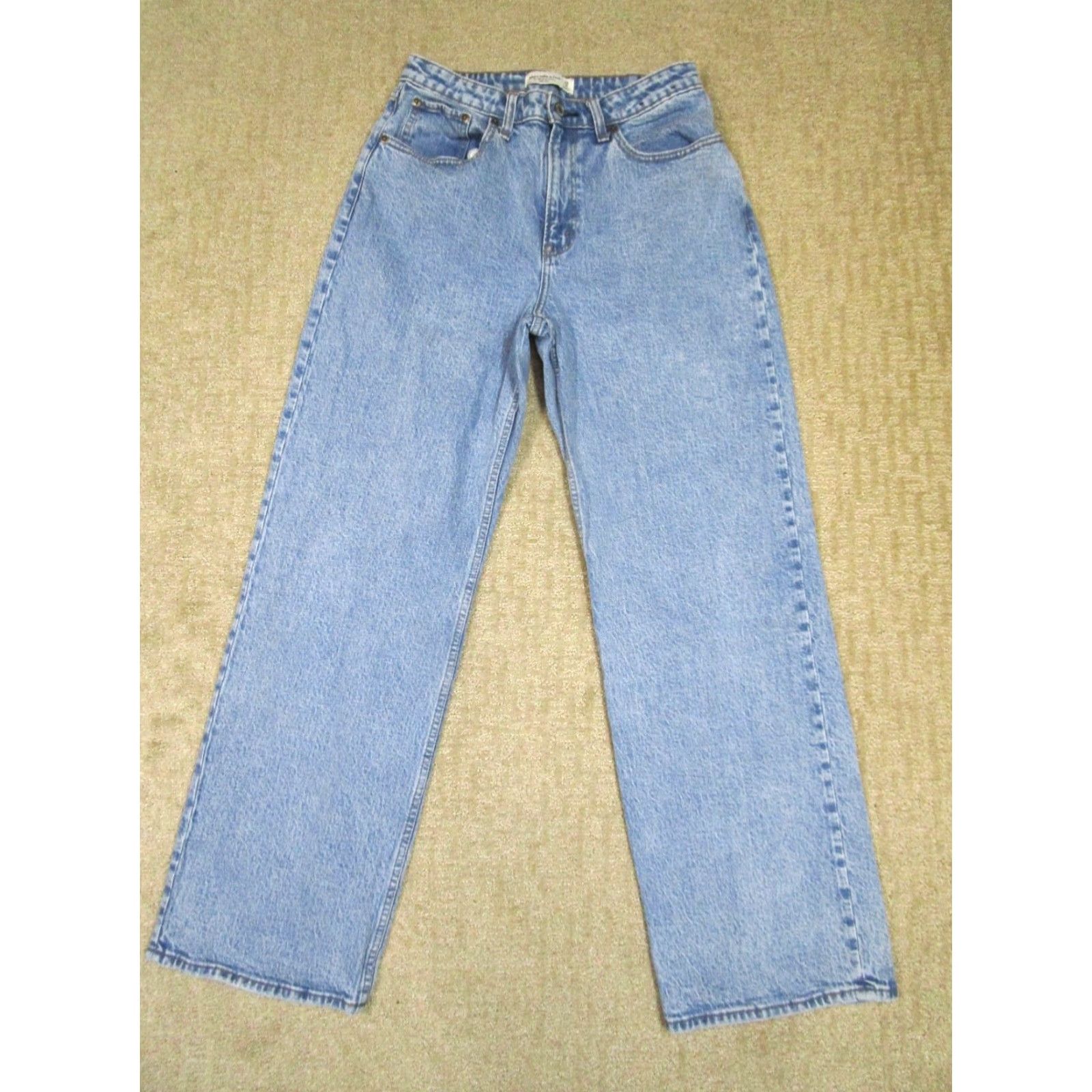 Abercrombie & Fitch Abercrombie & Fitch Jeans Women 29 Blue High Rise Wide Leg Pants Baggy Curvy 90s Jeans Womens Size 29 Blue Wide-Leg Retro Preppy Size 29" - 2 Thumbnail