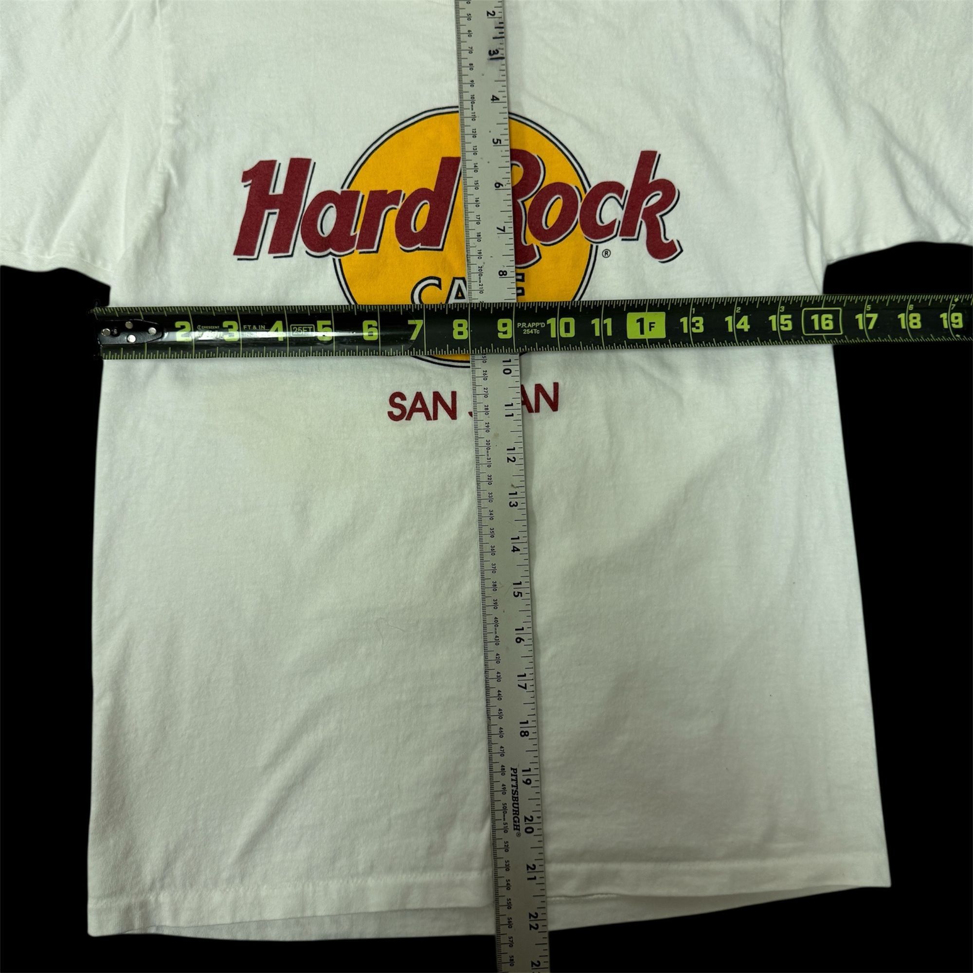 Hard Rock Cafe 90's HARD ROCK Cafe SAN JUAN Streetwear Save Planet T Shirt Size US S / EU 44-46 / 1 - 6 Thumbnail