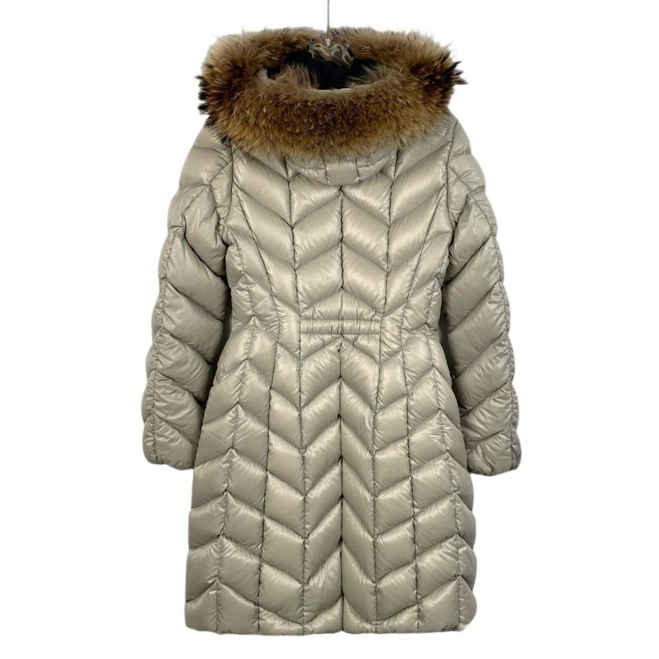 Moncler [Moncler] Belloy Khaki Logo Hooded Long Down Coat 1 S Size S / US 4 / IT 40 - 12 Thumbnail