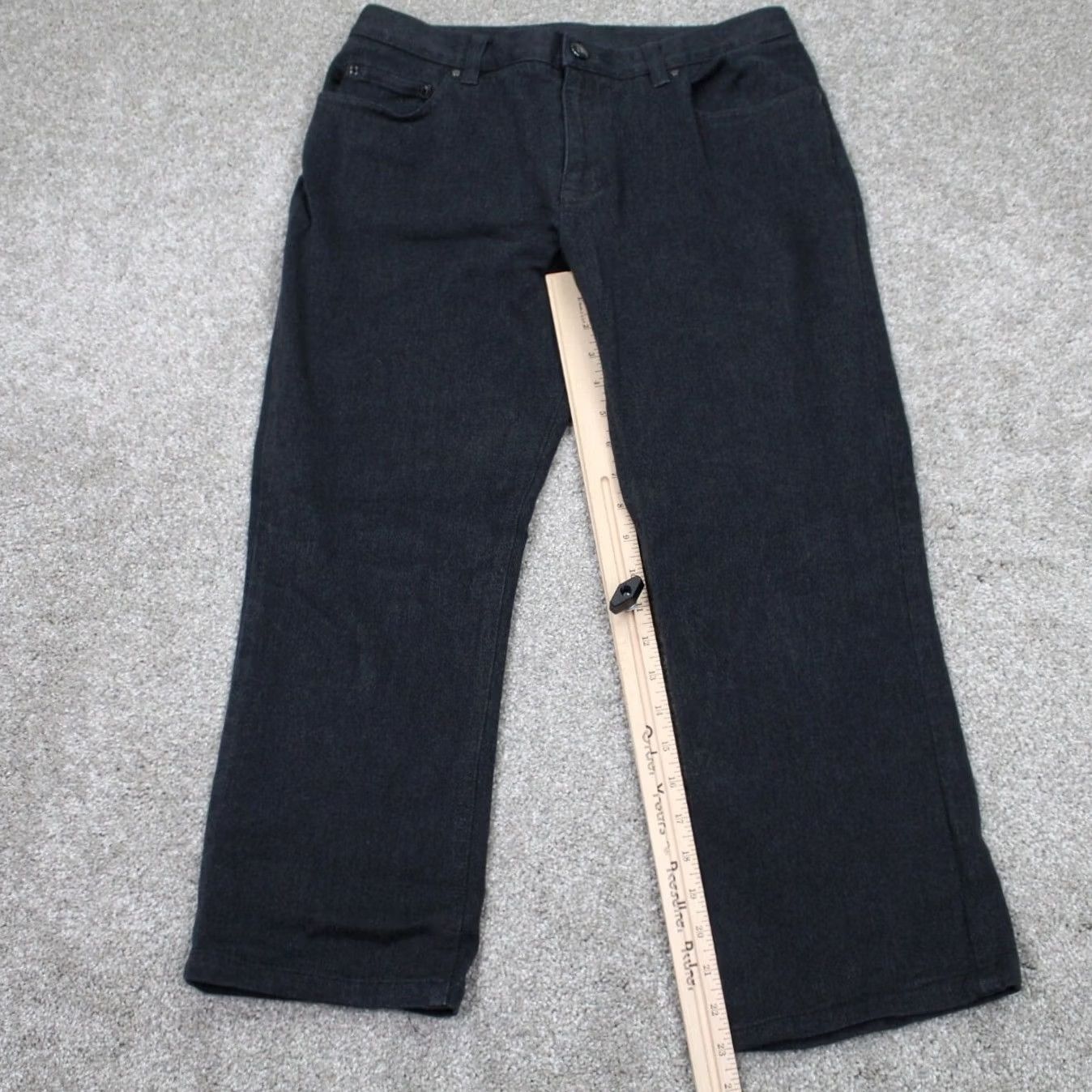 Ralph Lauren LAUREN Ralph Lauren Jeans Womens 10P Petite Gray Cotton Stretch Inseam 23 in Straight Front Dress Pants Mens? Size 32" / US 10 / IT 46 - 2 Thumbnail