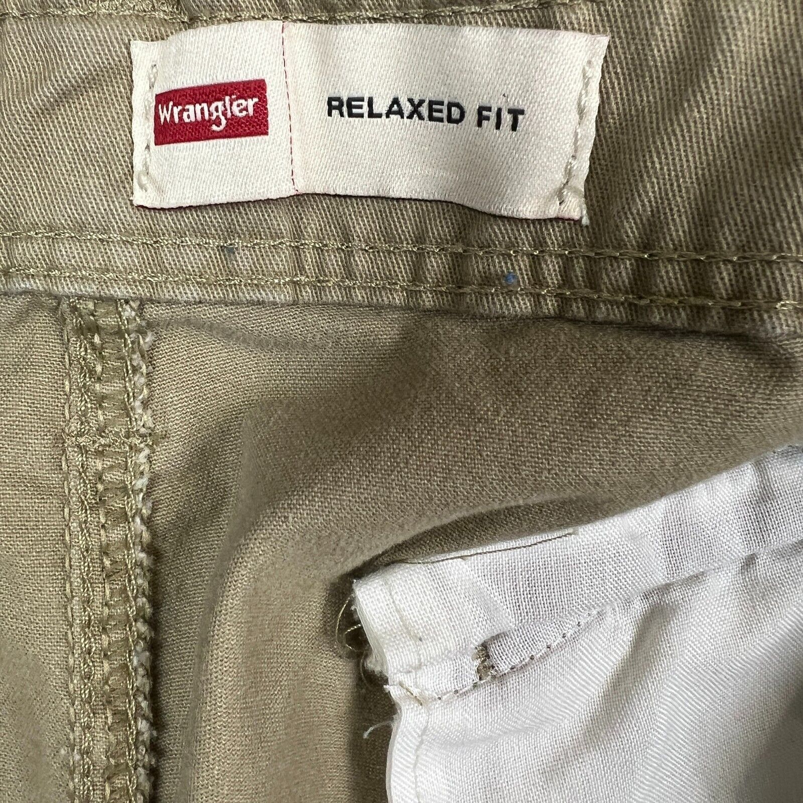 Vintage × Wrangler Wrangler Pants 36x34 Relaxed Casual Pocketed Cargo Trousers Size US 36 / EU 52 - 10 Thumbnail