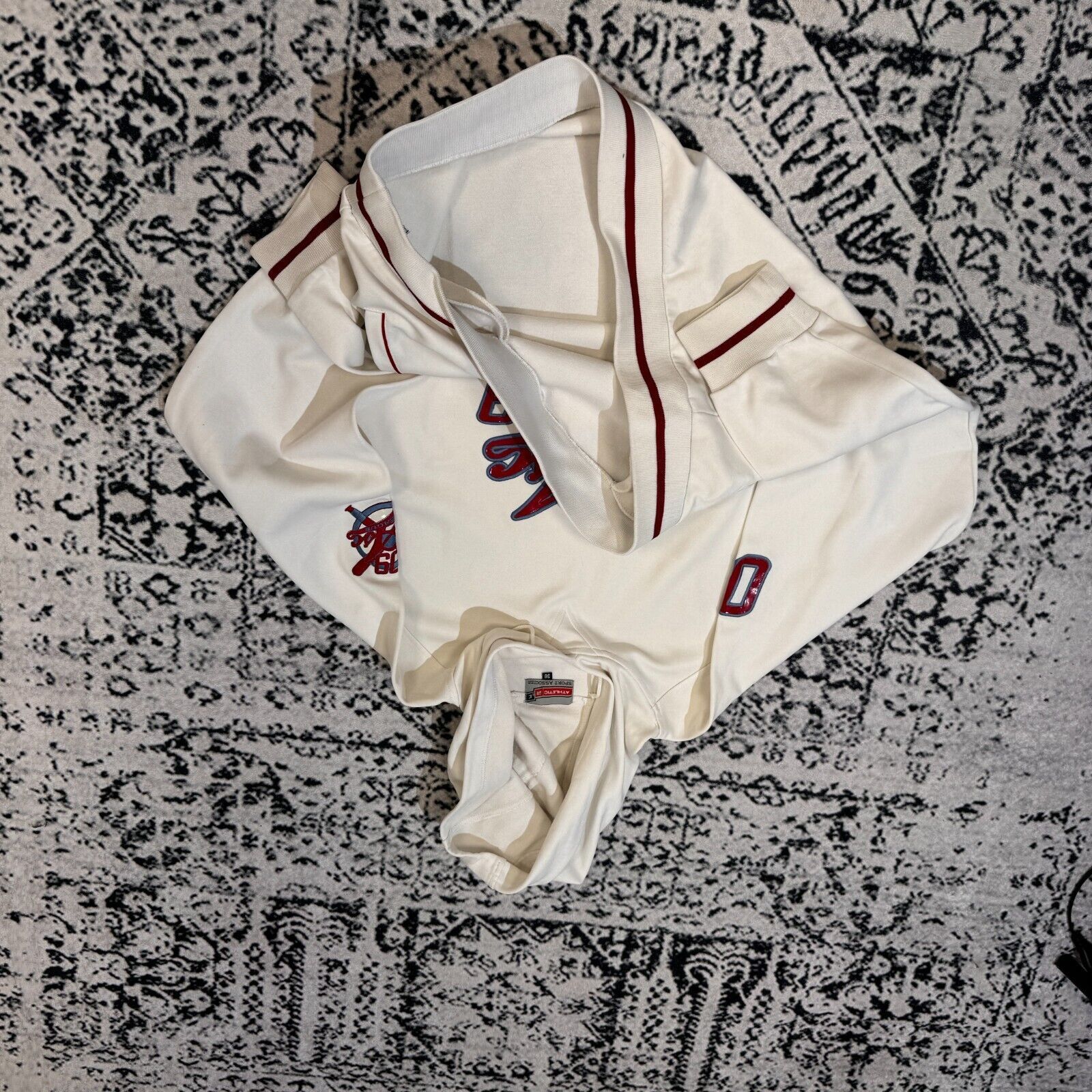 Vintage Vintage White Cotton Hoodie Size XL Asc League Hip Hop Size US XL / EU 56 / 4 - 9 Thumbnail