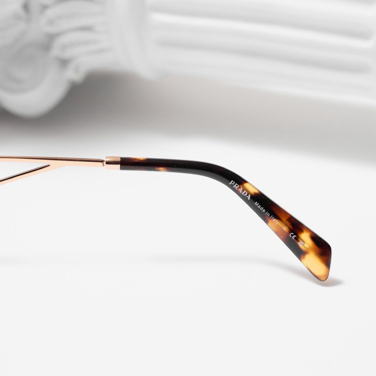 Prada PRADA 0PR A50V SVF1O1 GLASSES Size ONE SIZE - 4 Thumbnail