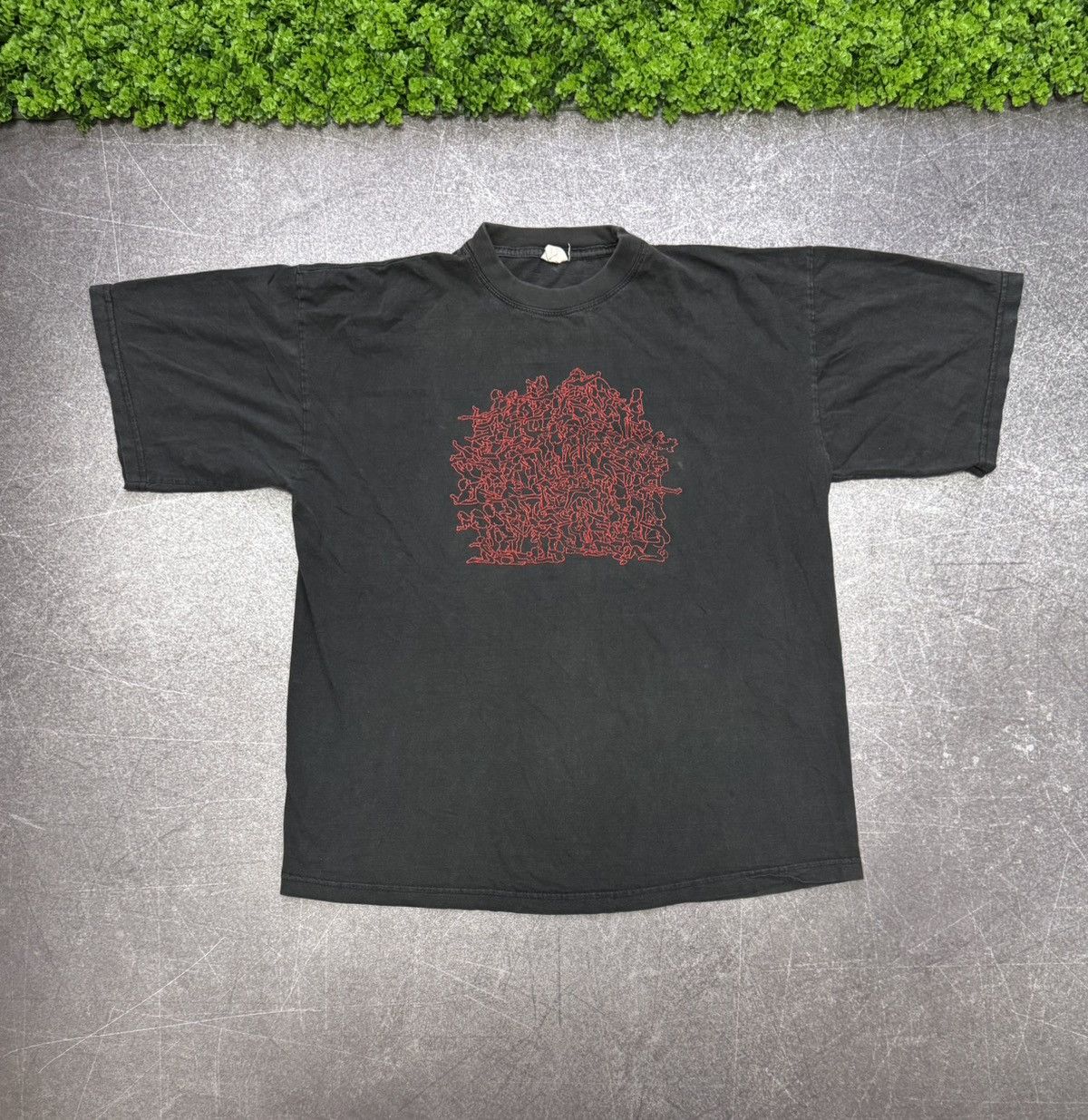 Vintage Sex Orgy Group Therapy XL T shirt Black Vintage Faded y2k Size US XL / EU 56 / 4 - 1 Thumbnail