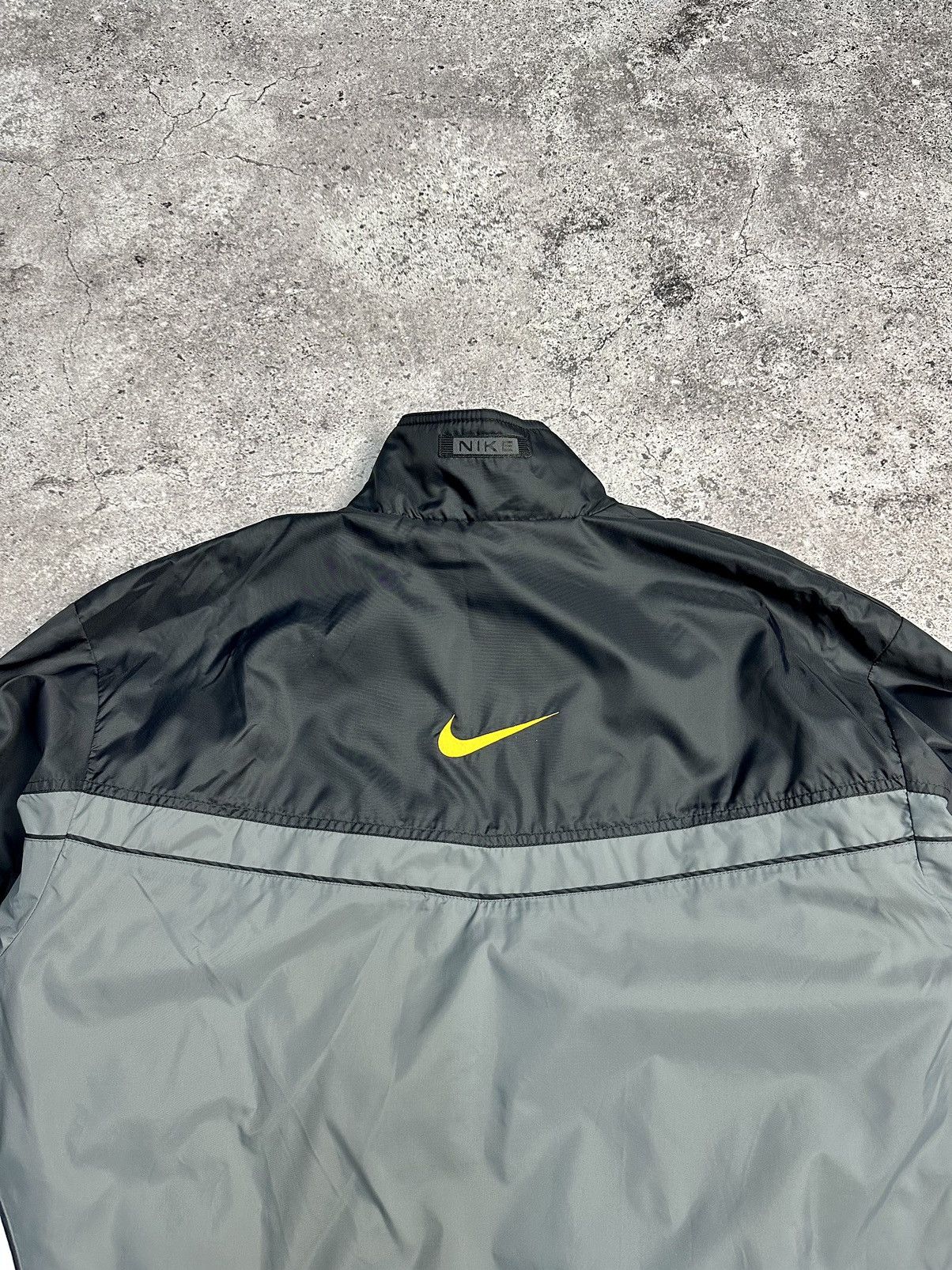 Nike × Vintage VINTAGE NIKE Y2K NYLON JACKET WINDBREAKER 90s DRILL Size US L / EU 52-54 / 3 - 9 Thumbnail