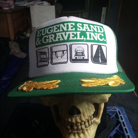 Other DS Eugene Sand & Gravel Scrambled Eggs Snap Trucker Hat Cap Size ONE SIZE - 1 Thumbnail