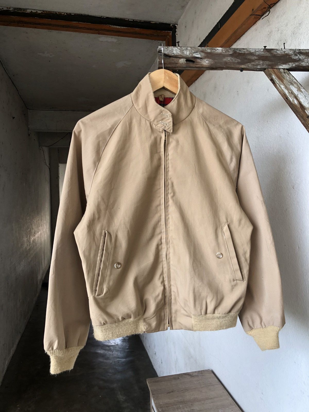 Vintage Vintage 80s Cargo Plain Bomber Jacket Talon Zipper Size US M / EU 48-50 / 2 - 4 Thumbnail