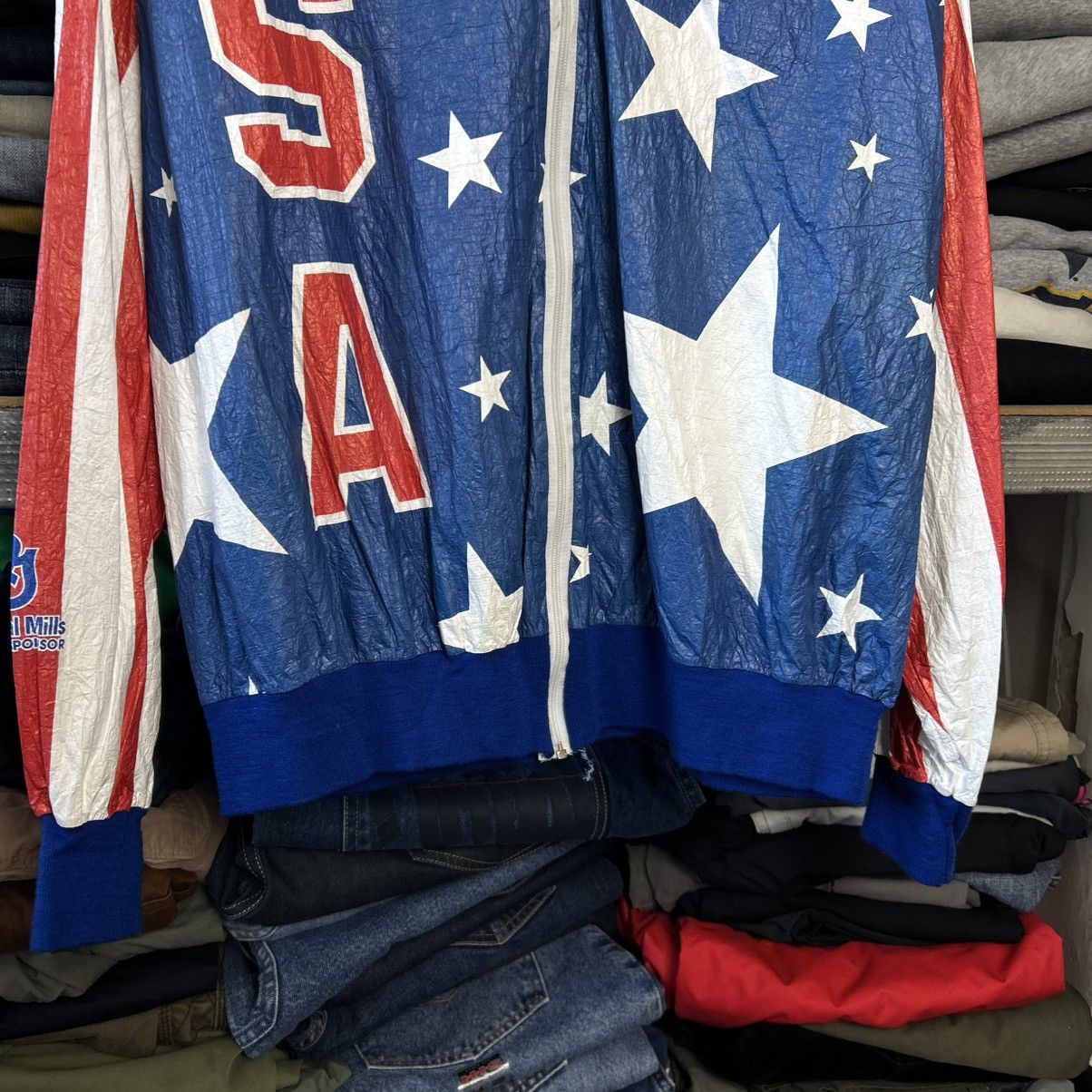 USA Olympics Vintage USA Olympic 1980’s Rare Archival Nylon Jacket Size US XL / EU 56 / 4 - 3 Thumbnail