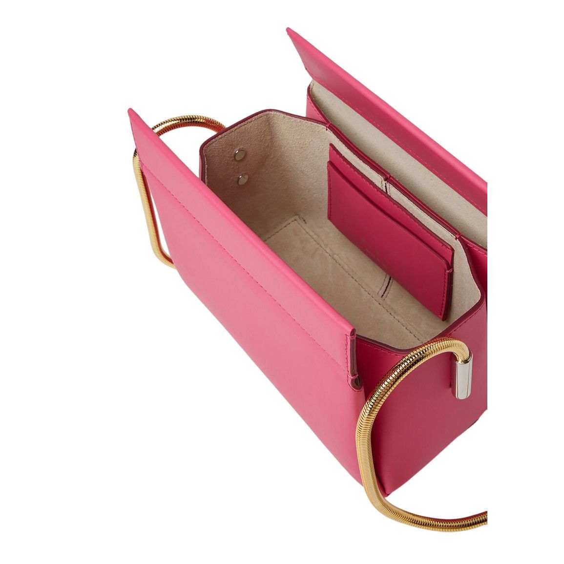 Marni MARNI Toggle Small Pink Leather Shoulder Bag New Size ONE SIZE - 5 Thumbnail