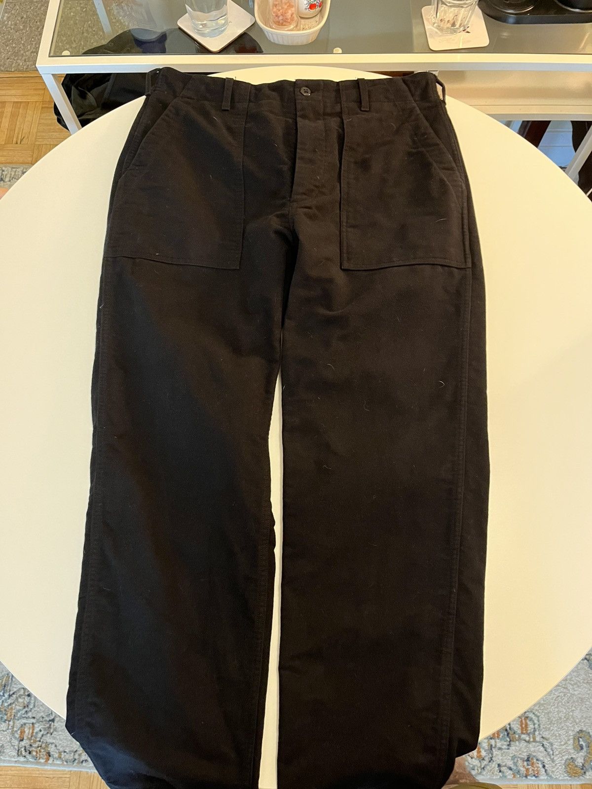 Engineered Garments Engineered Garments Fatigue Pant Black Cotton Moleskin Size US 34 / EU 50 - 7 Thumbnail