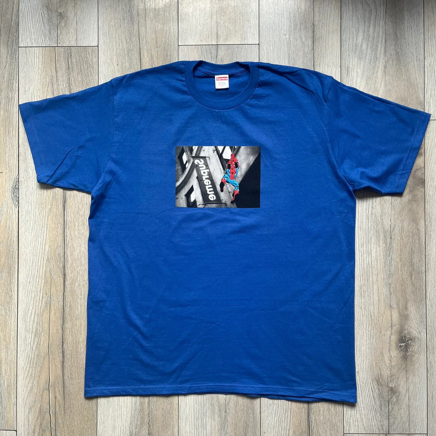 Supreme Supreme x Spider-Man SS26 Royal Tee Size US XL / EU 56 / 4 - 1 Thumbnail