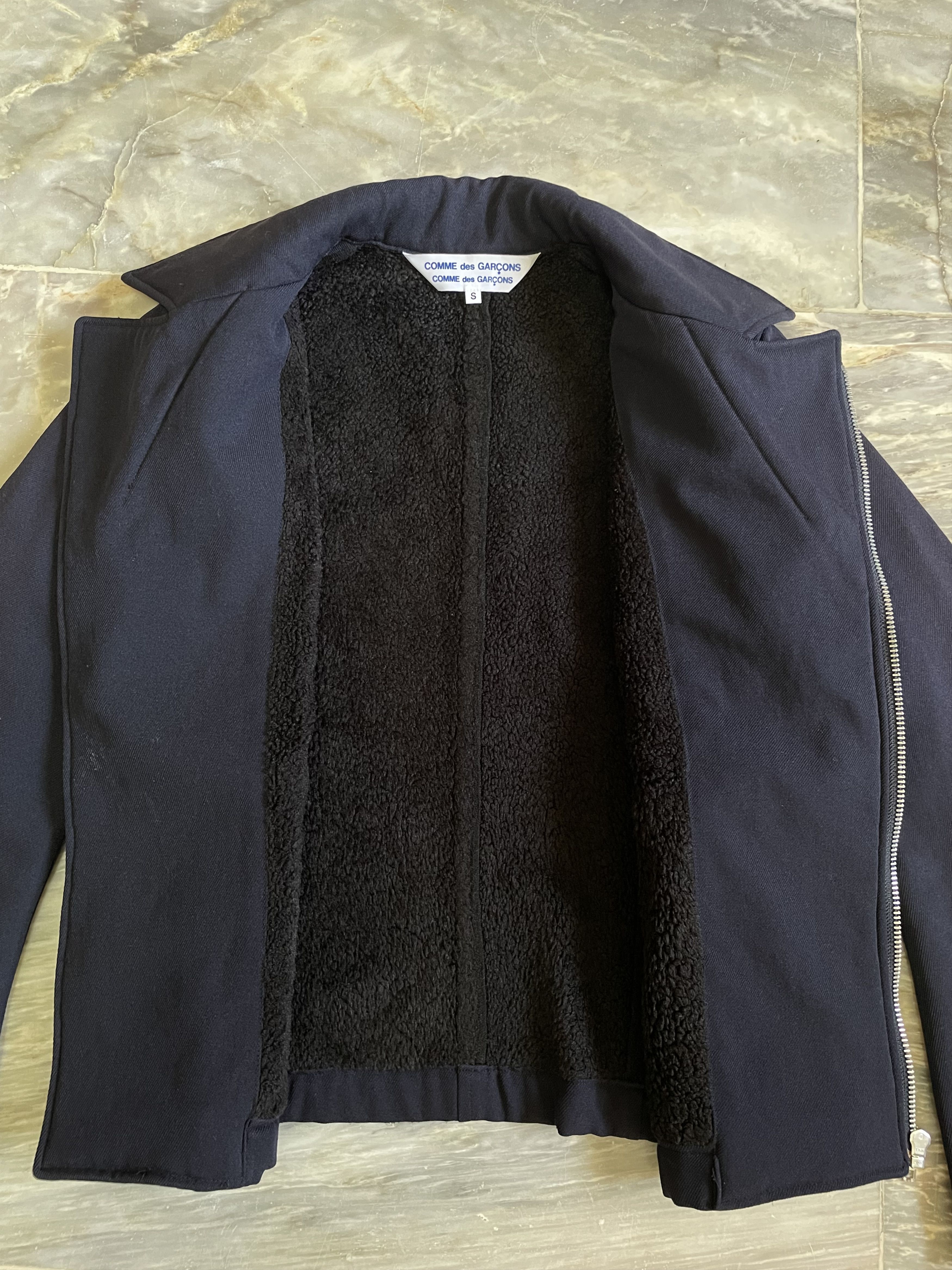 Comme des Garcons CDG CDG Double Biker Jacket Size US S / EU 44-46 / 1 - 5 Thumbnail