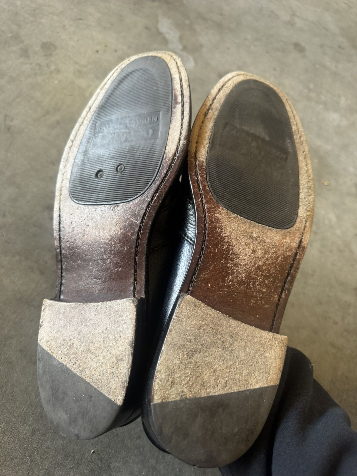 Polo Ralph Lauren Polo by Ralph Lauren Vintage D-Ring Vamp Leather Loafer Size US 10.5 / EU 43-44 - 8 Thumbnail