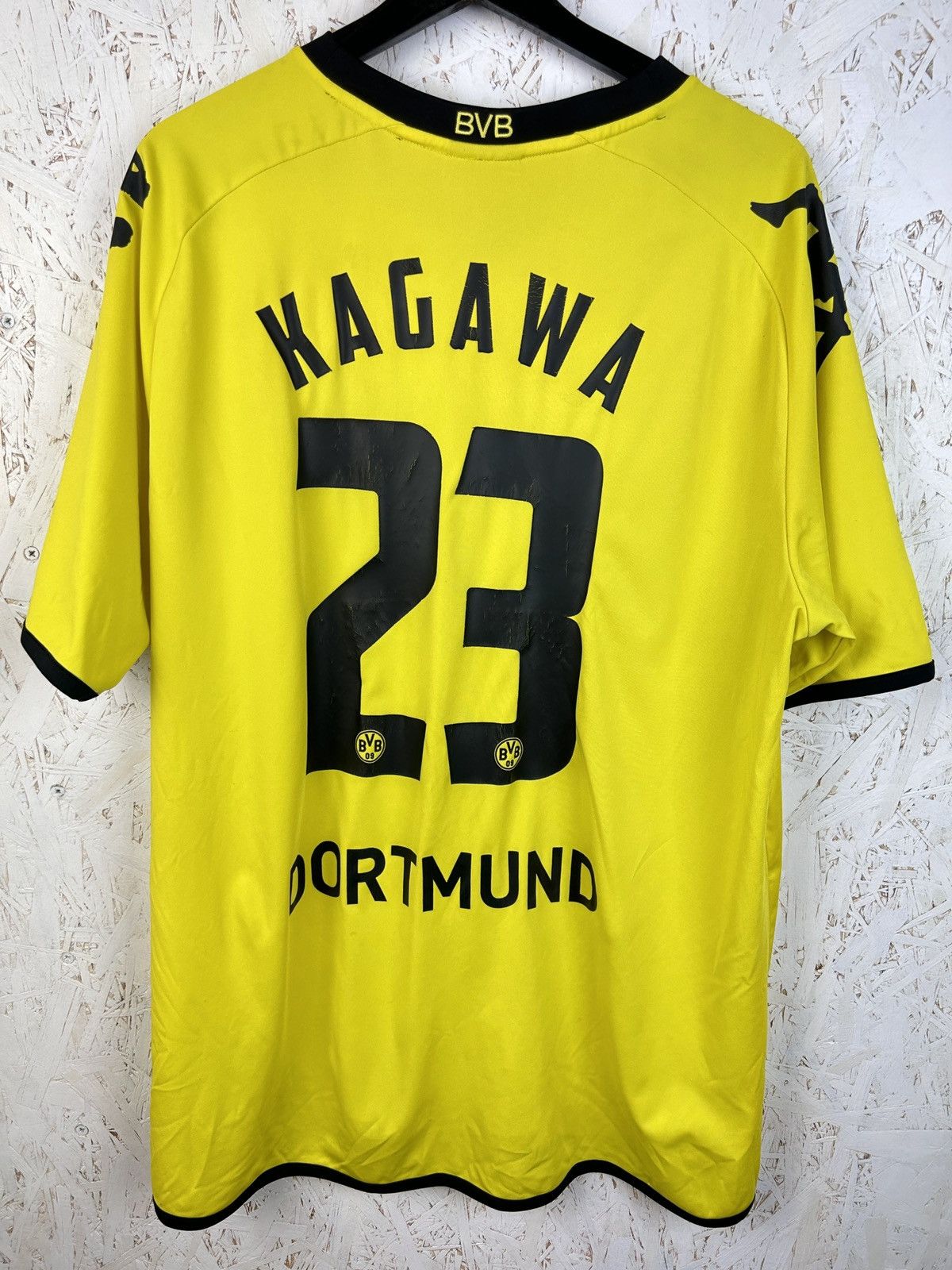 Kappa × Soccer Jersey × Vintage Kappa BVB #23 Kagawa Borussia 