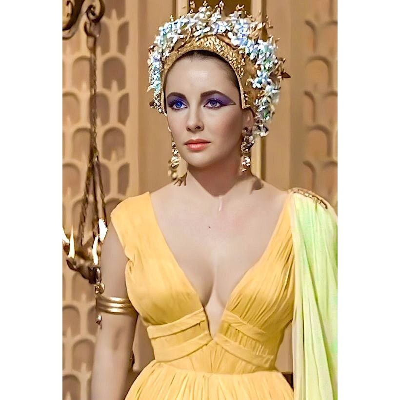 Vintage 60s Sequin Beaded Yellow Skirt Set XL NWT Cleopatra Movie In Size XL / US 12-14 / IT 48-50 - 1 Thumbnail