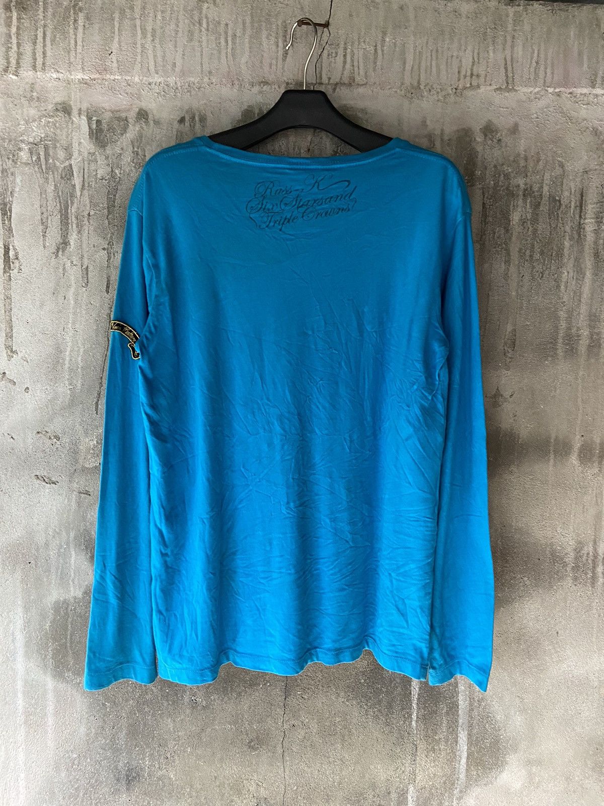 Le Grande Bleu (L.G.B.) RUSS-K SIX STARS AND TRIPLE CROWNS LONG SLEEVE Size US M / EU 48-50 / 2 - 10 Thumbnail