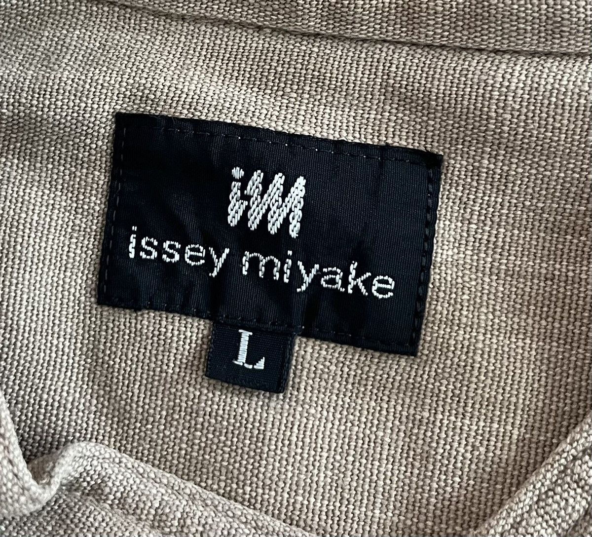Issey Miyake Vintage issey miyake washed light brown collarless shirt Size US L / EU 52-54 / 3 - 3 Thumbnail
