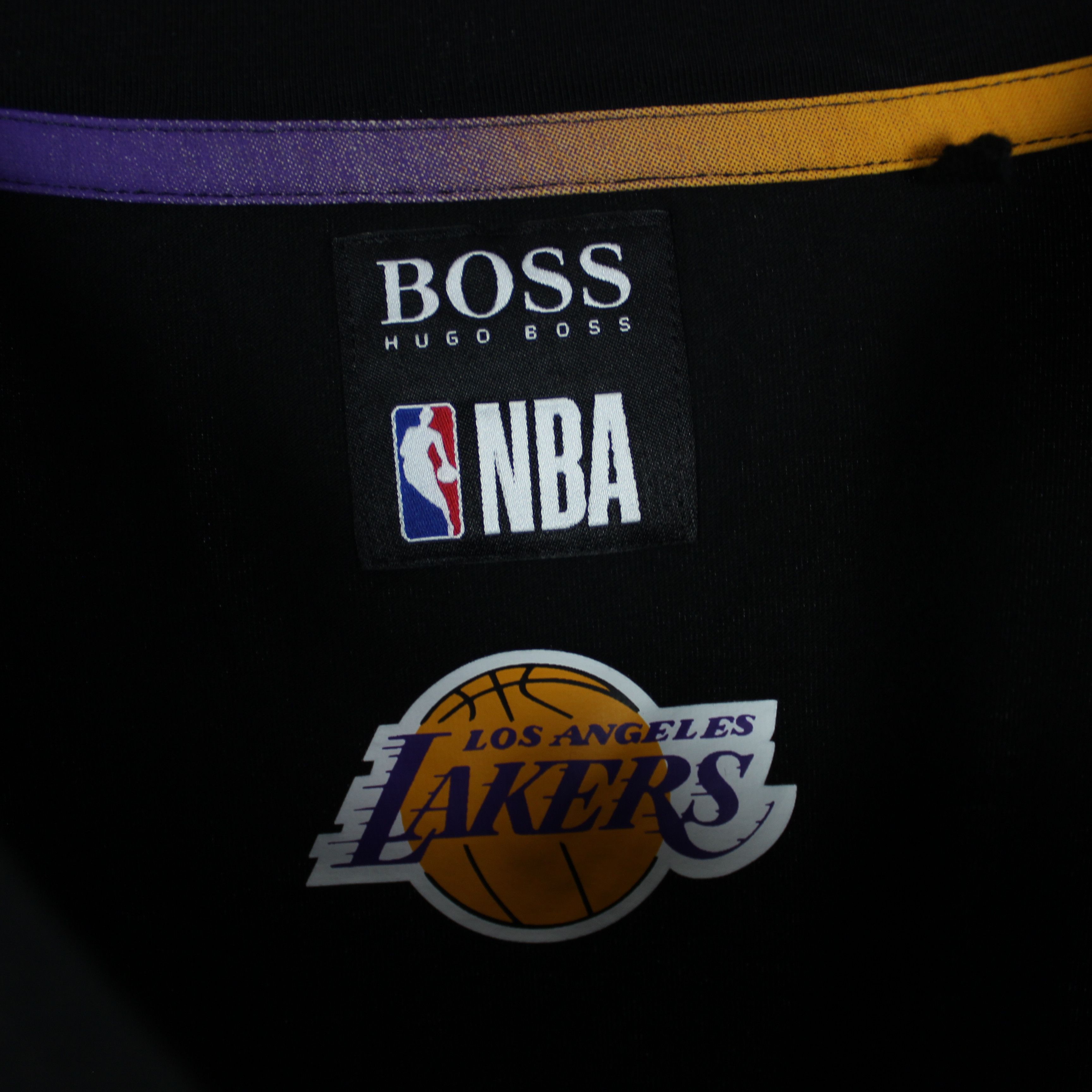 Hugo Boss Hugo Boss x Lakers Long Sleeve Tee L XL Size US XL / EU 56 / 4 - 7 Thumbnail