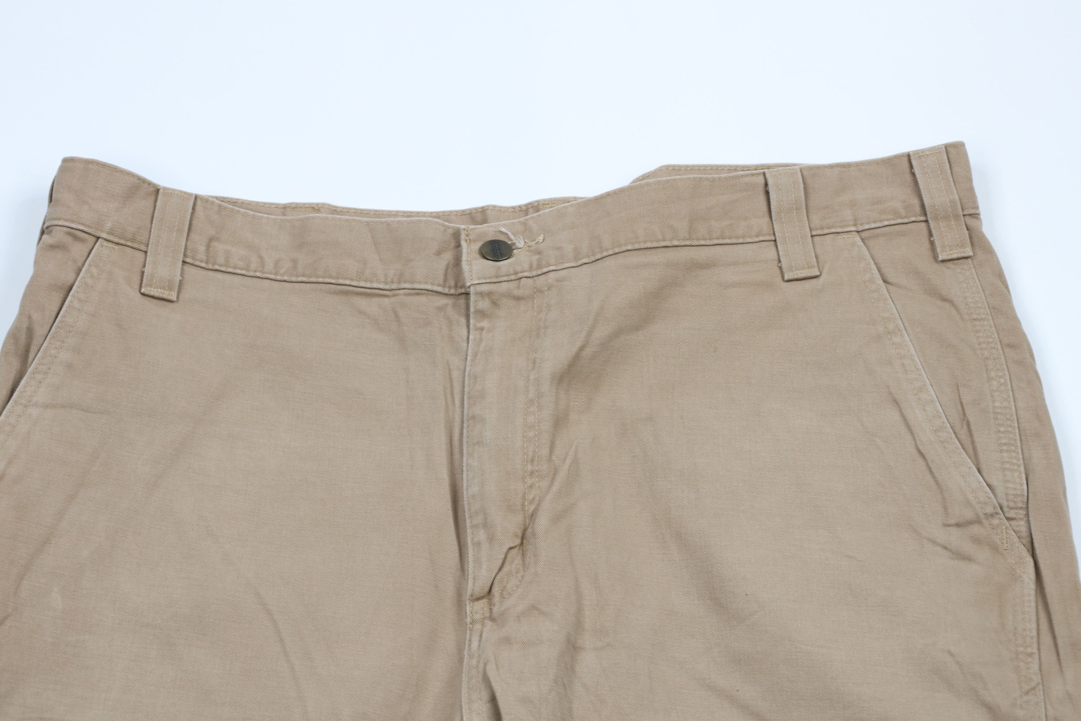 Carhartt Carhartt Spell Out Relaxed Fit Wide Leg Pants Brown Size US 38 / EU 54 - 2 Thumbnail
