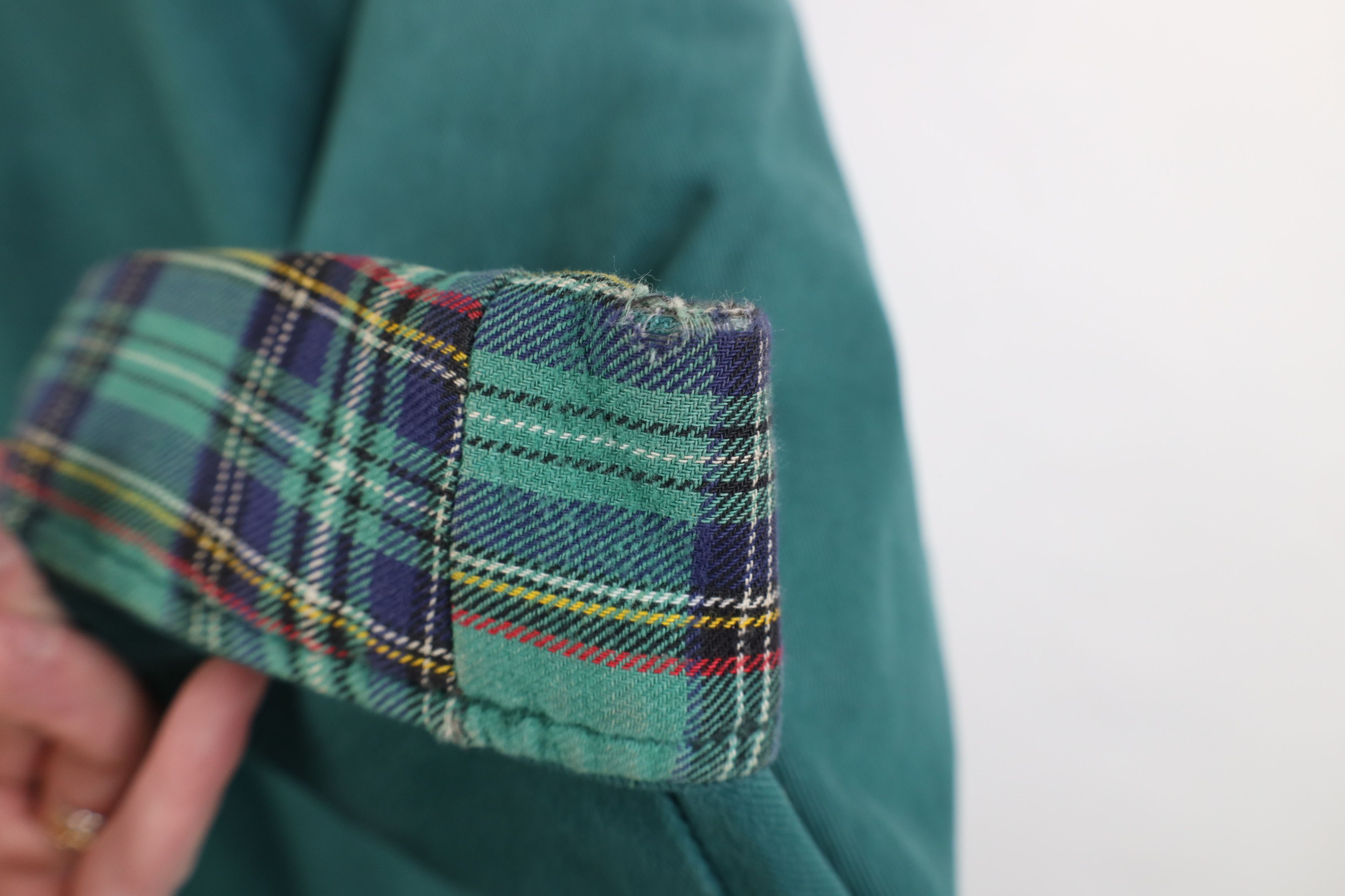 Vintage Vintage 90s Streetwear Lined Canvas Chore Barn Jacket Green Size M / US 6-8 / IT 42-44 - 9 Thumbnail