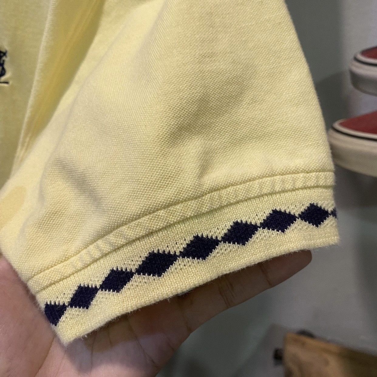 Yves Saint Laurent Vtg YSL Yves Saint Laurent Pour Homme Polo Tee Size US M / EU 48-50 / 2 - 4 Thumbnail