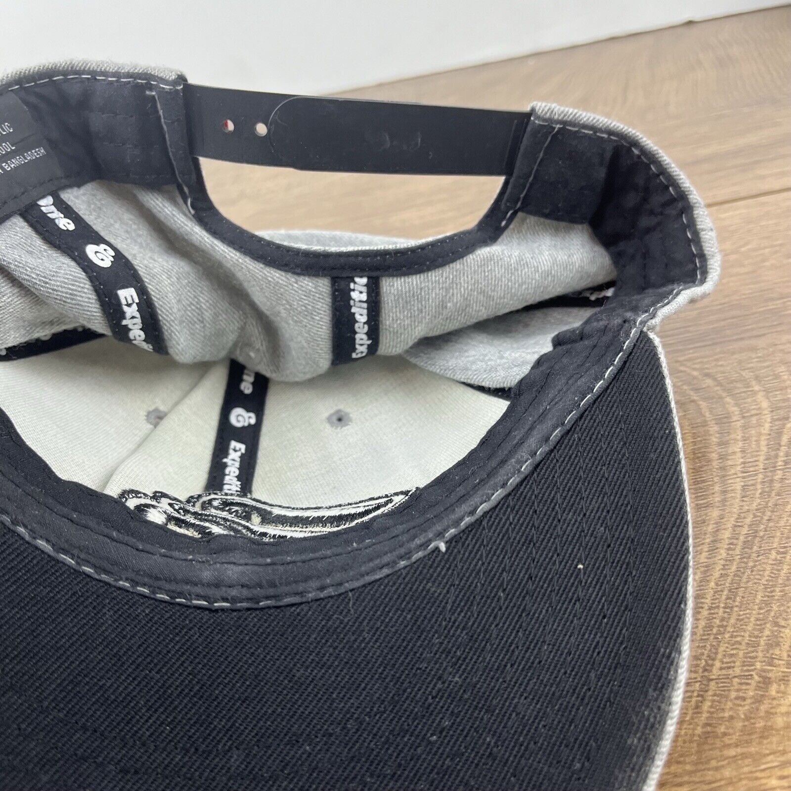 Other E Gray Snapback Hat Gray Adjustable Hat Adult Fit Gray Hat Size ONE SIZE - 15 Thumbnail