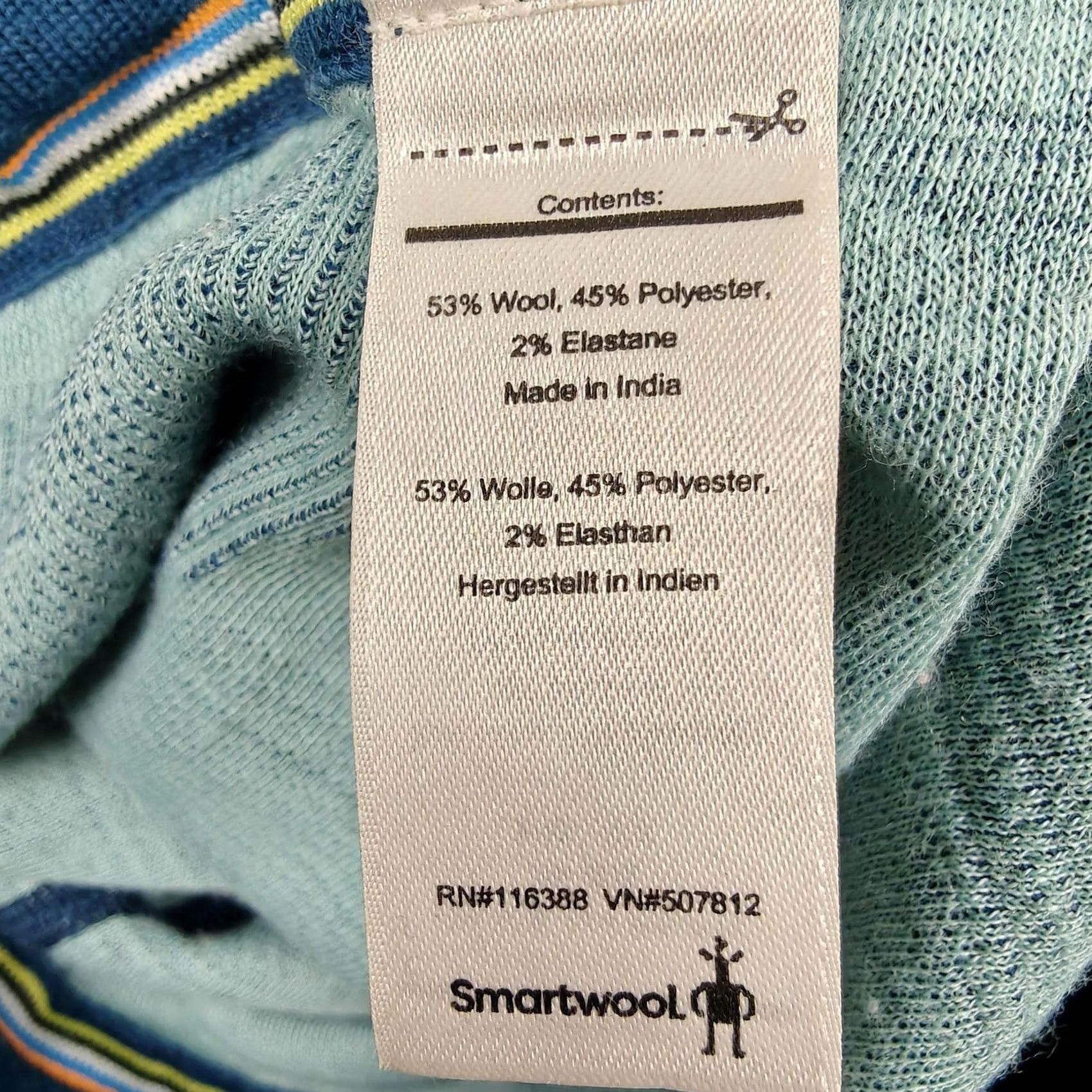 Smartwool Smartwool Leggings Womens Medium Blue Intraknit 200 Thermal Ankle Base Layer Size 32" / US 10 / IT 46 - 4 Thumbnail