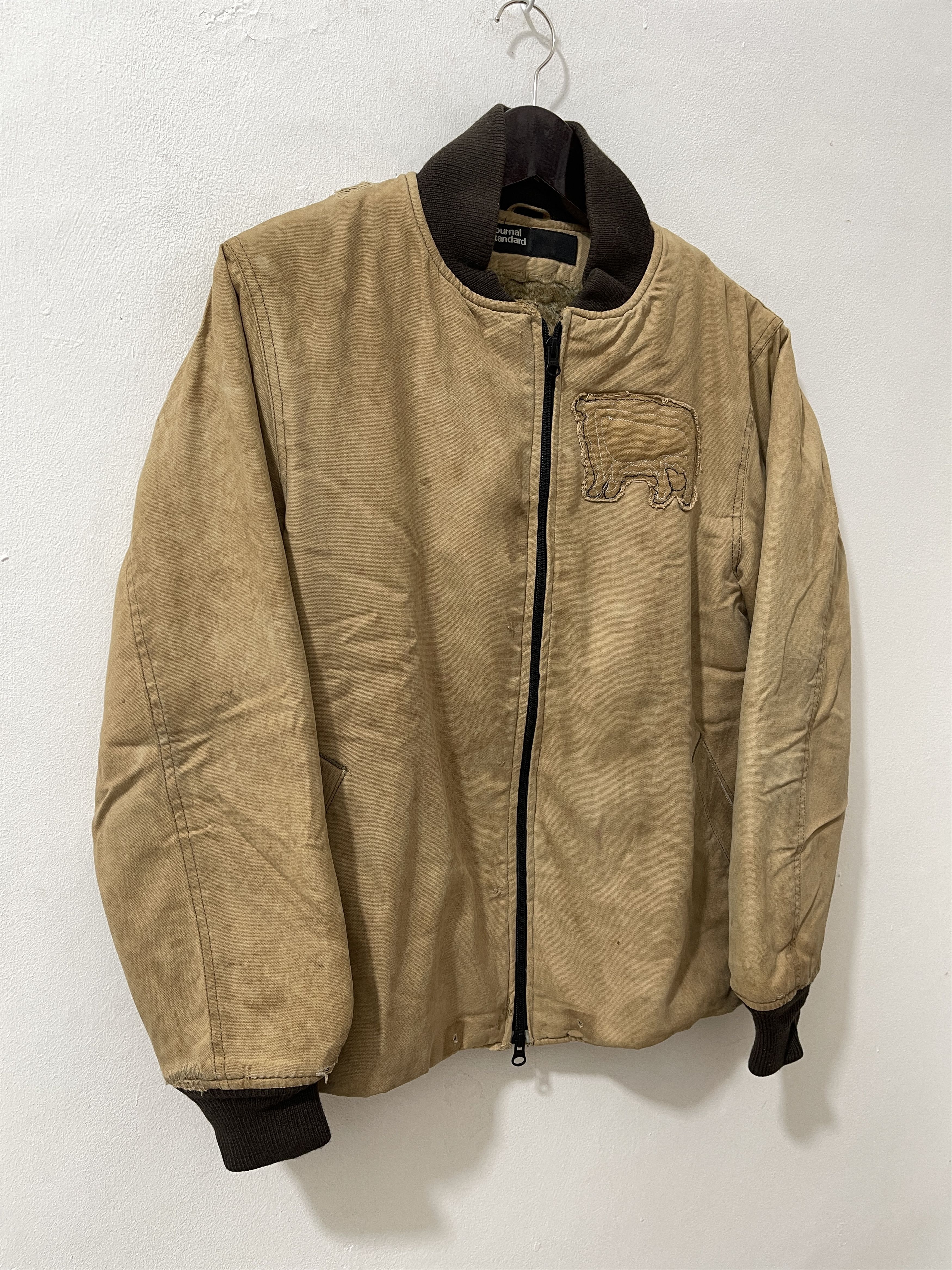 Japanese Brand Vintage Thrashed Journal Standard Japan Duck Bomber Jacket Size US M / EU 48-50 / 2 - 3 Thumbnail