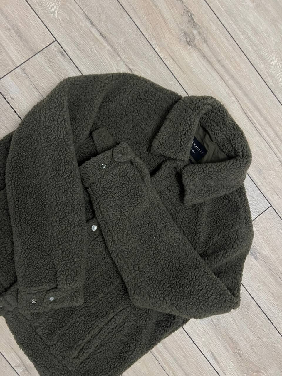 Allsaints Allsaints Bevin Sherpa Trucker Jacket Khaki Shirt 2XL Teddy Size US XXL / EU 58 / 5 - 12 Thumbnail