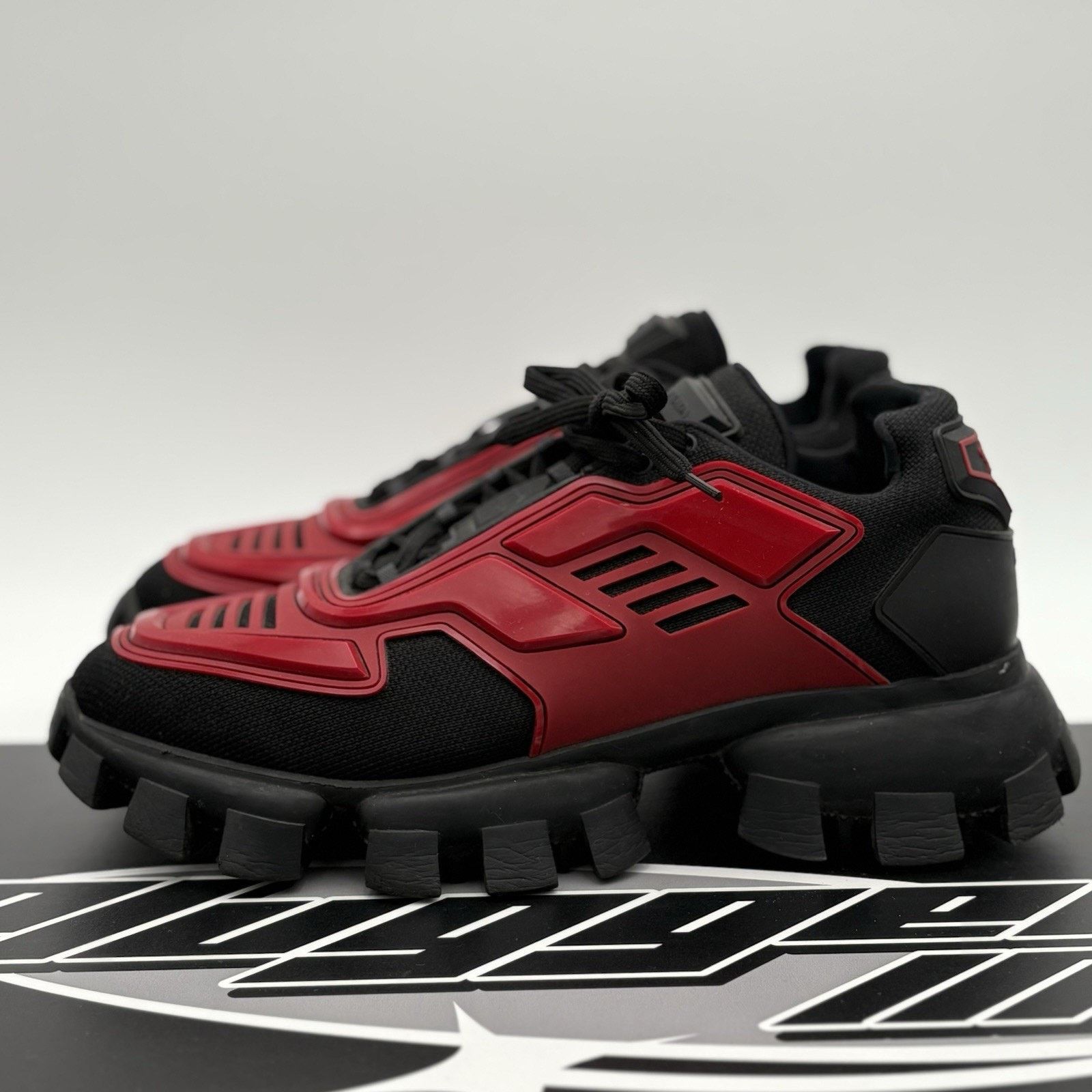 Prada Cloudbust Thunder ' Red Black ' GREAT CONDITION!