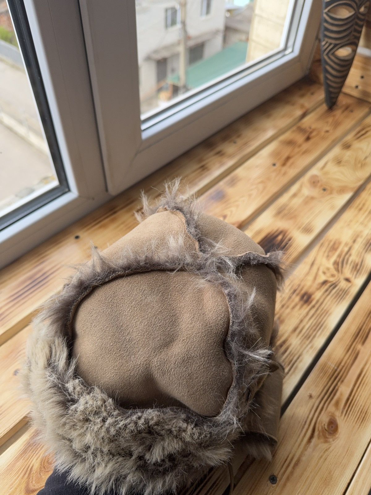 Le Grande Bleu (L.G.B.) Vintage Y2K Fuzzy Fur Ushanka Hat if six was nine LGB Style Size ONE SIZE - 12 Thumbnail