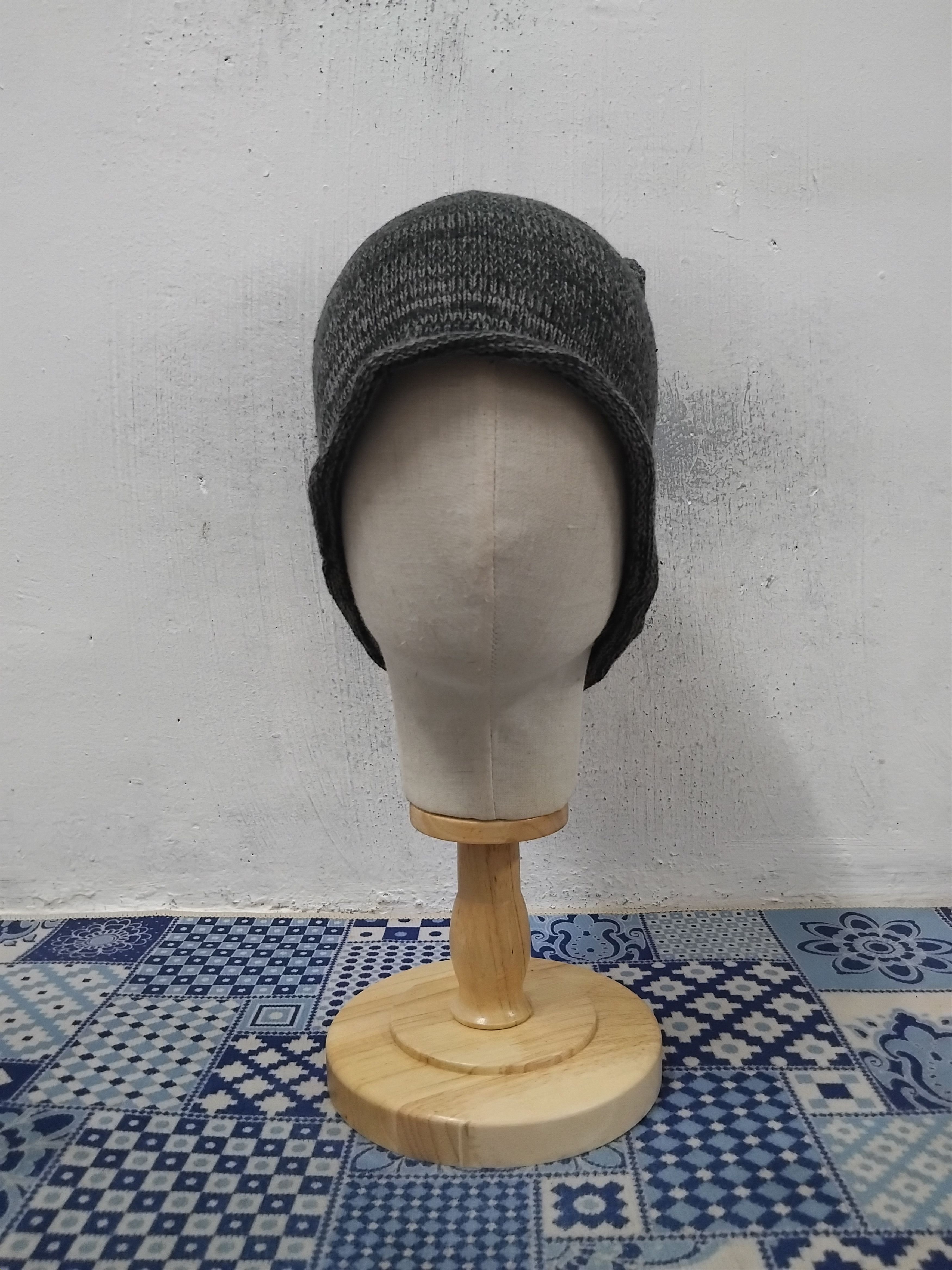 Japanese Brand 💥Grey colour Japanese style beanie Size ONE SIZE - 3 Thumbnail