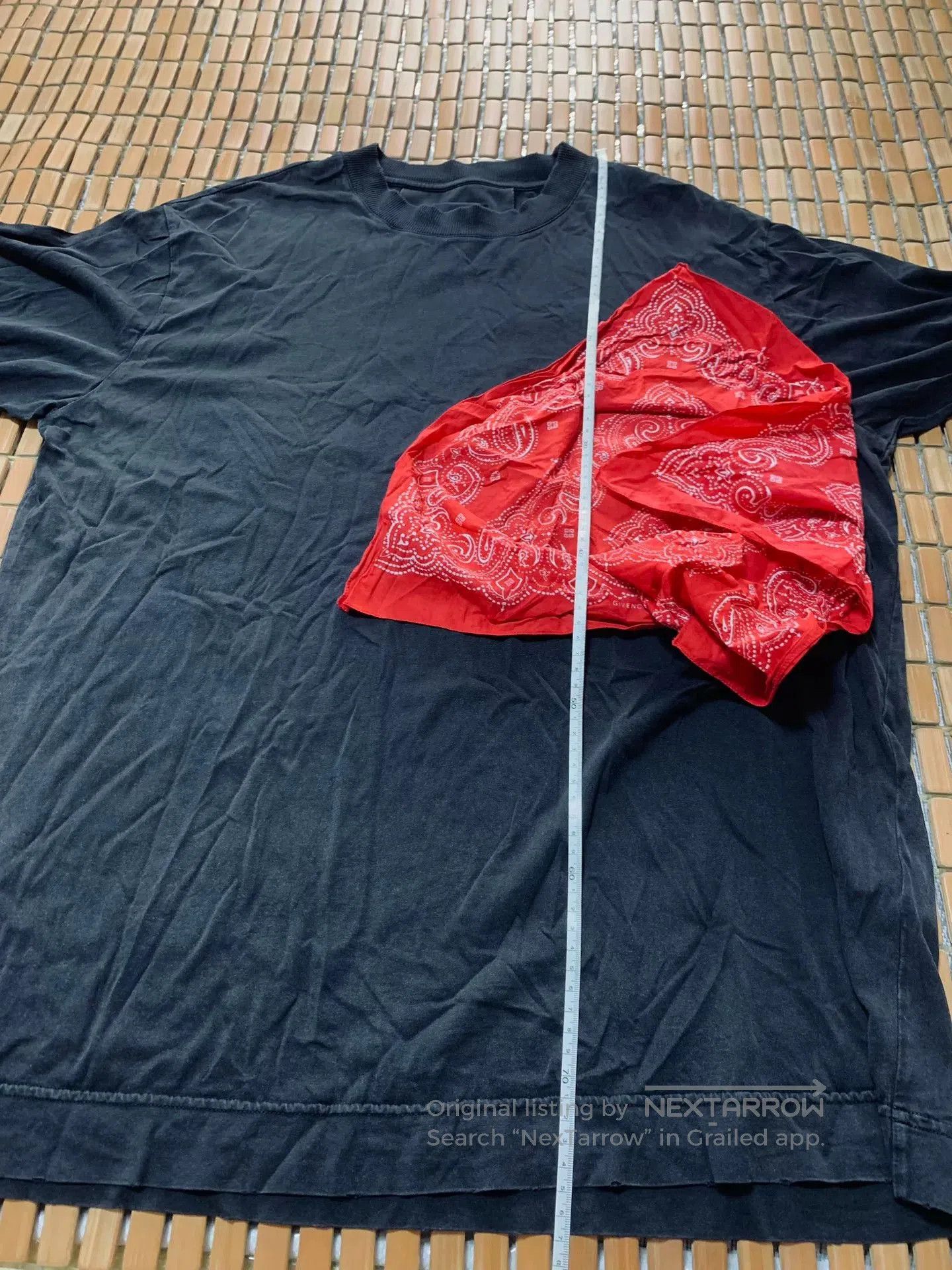 Givenchy Givenchy Bandana Patch Distressed Short Sleeve. Size US S / EU 44-46 / 1 - 9 Thumbnail
