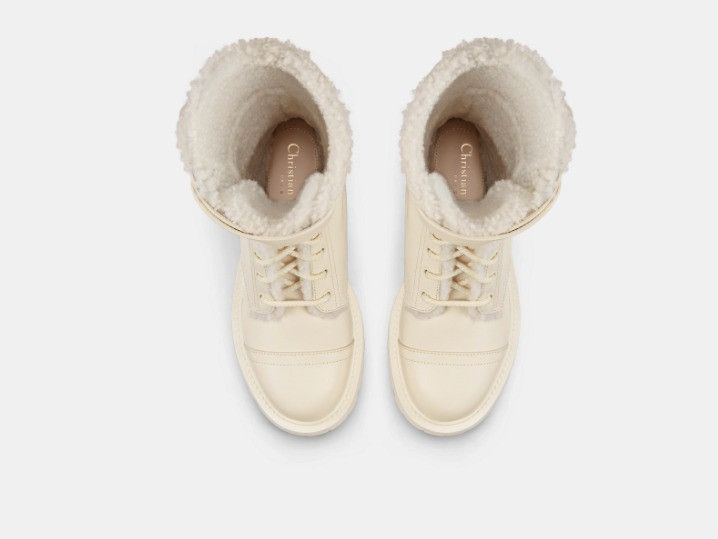Dior o1w1db11125 KCI779 D-Trap Ankle Boots in White Size US 8 / IT 38 - 3 Thumbnail