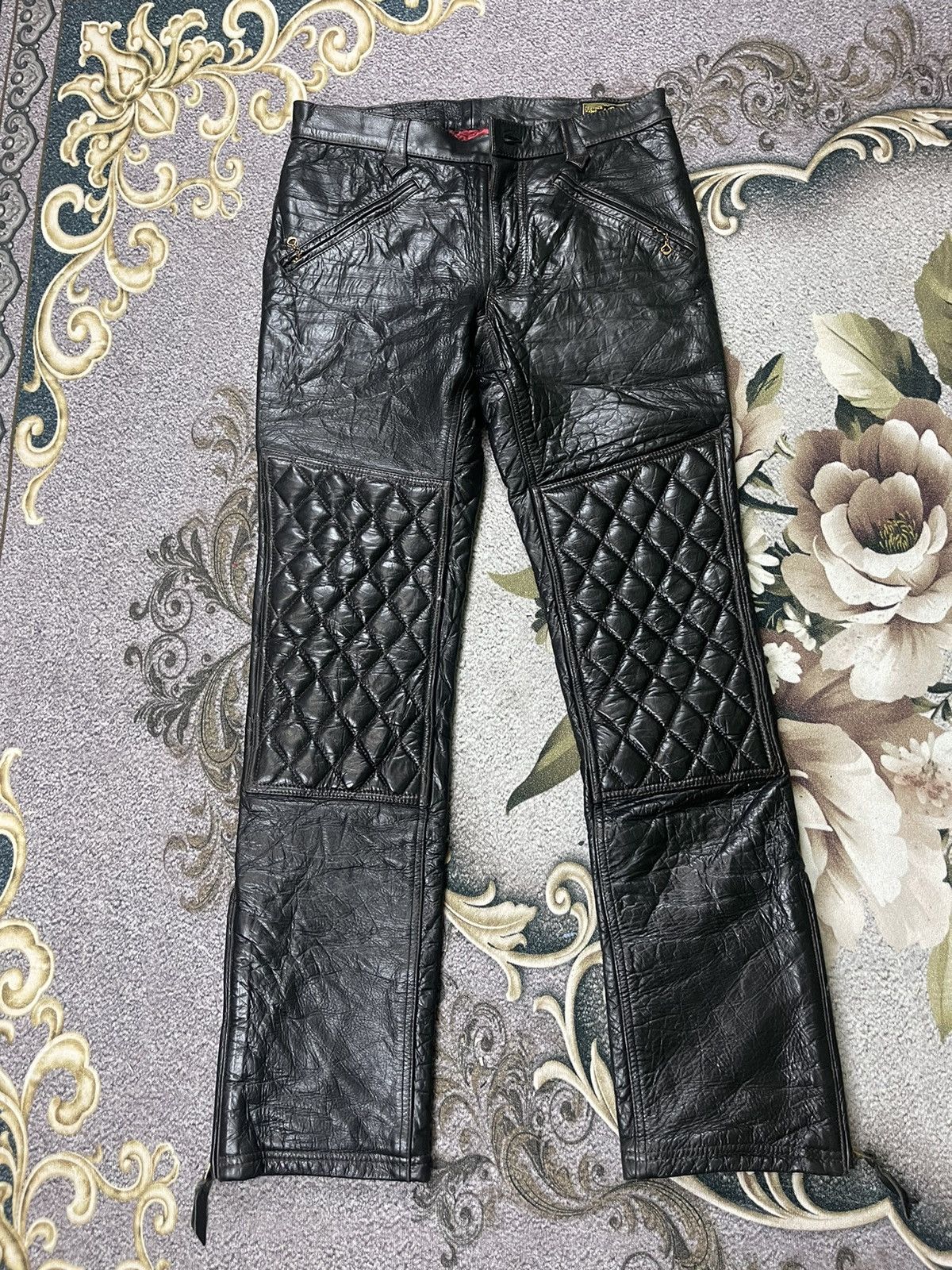 DuPont × WEST RIDE West Ride Dupont Buffalo Leather Racing Motorcycle Size US 31 - 1 Thumbnail