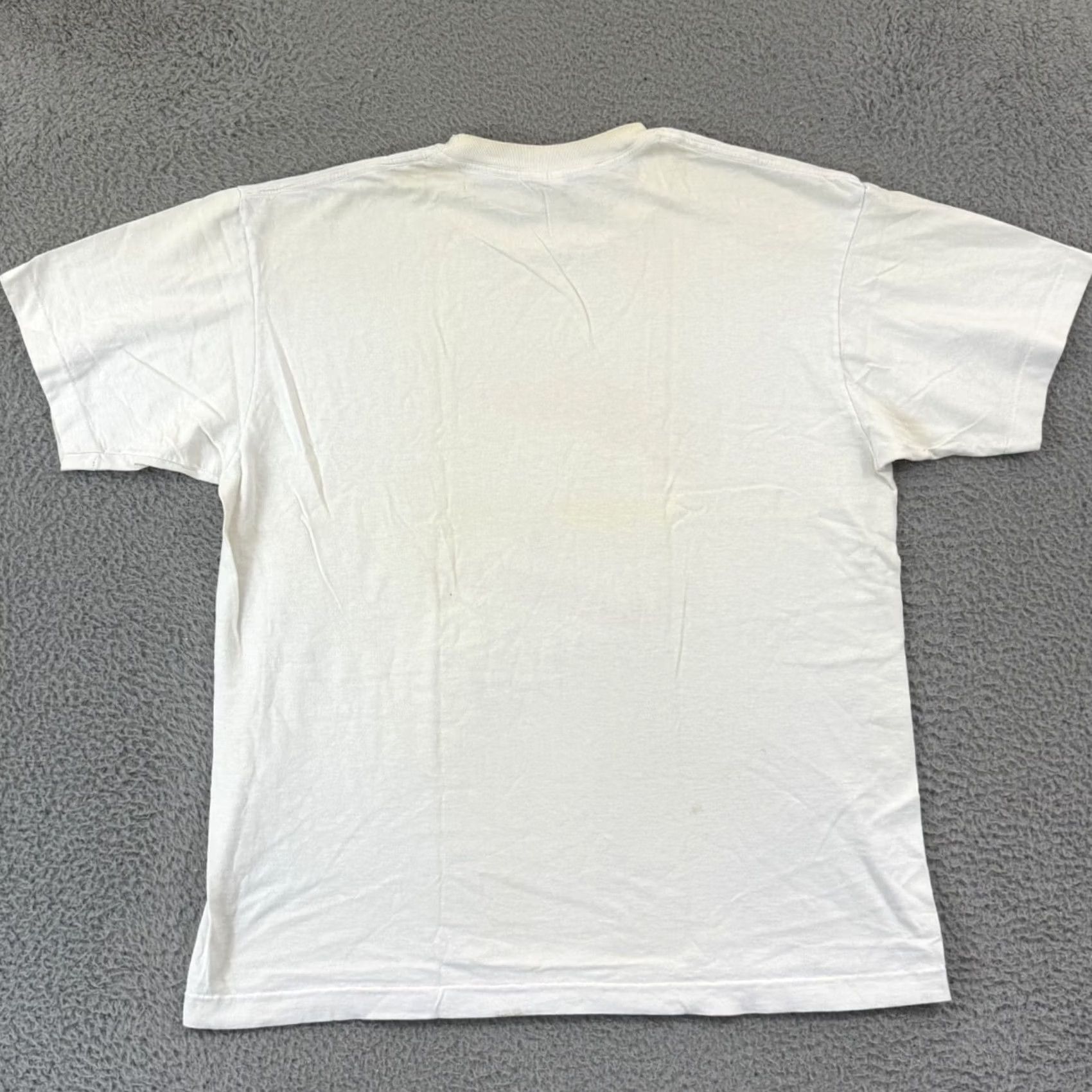 Vintage VINTAGE Grateful Dead Shirt Mens 2XL White Cotton 90s Graphic Print Logo Short Sleeve Crew Neck Nike? Size US XXL / EU 58 / 5 - 7 Thumbnail