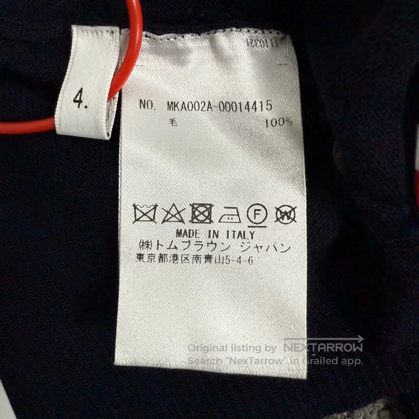 Thom Browne Thom Browne TB Four-Stripe Knit Sweater. Size US S / EU 44-46 / 1 - 7 Thumbnail