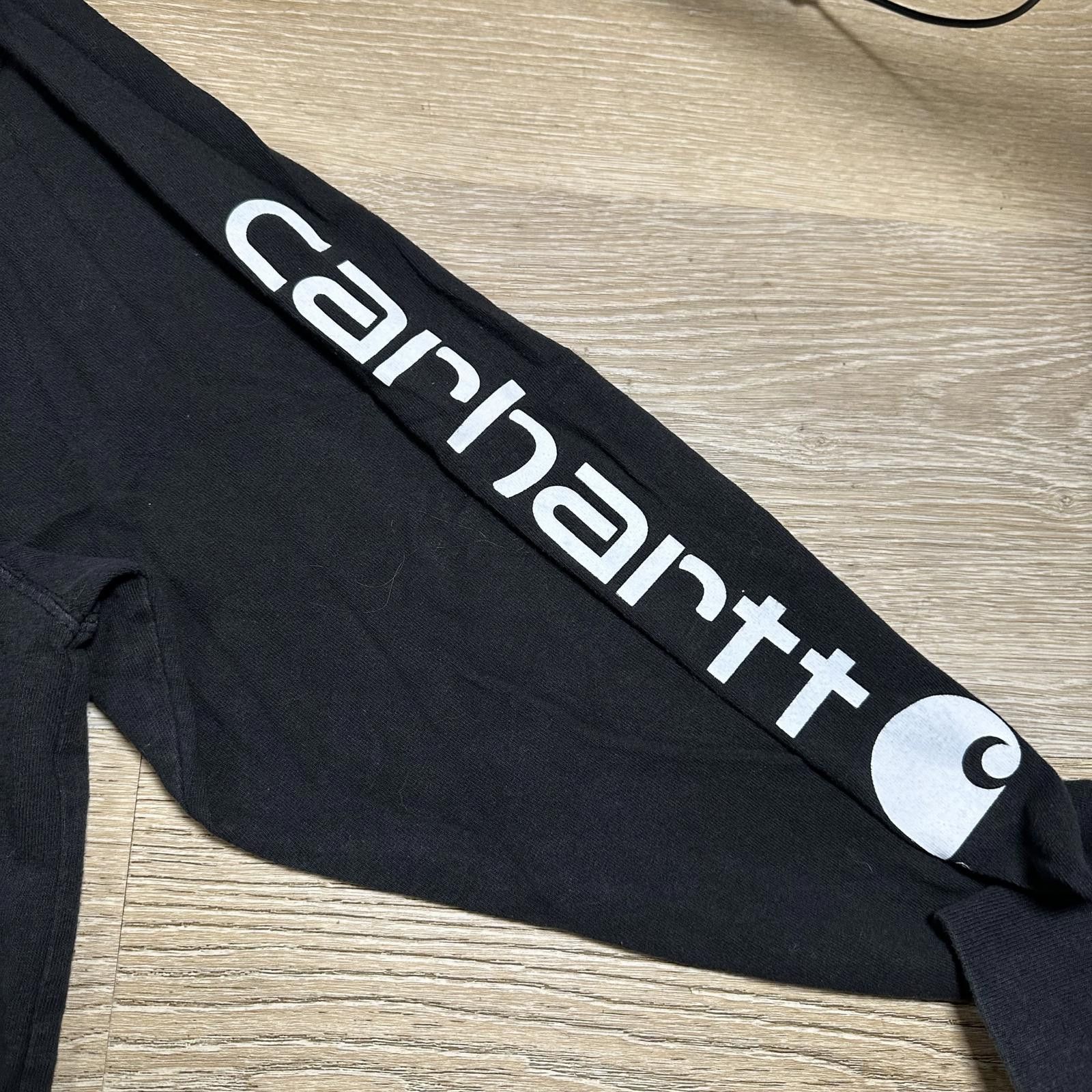 Carhartt Carhartt Mens Long Sleeve T-Shirt 2XL Black Loose Fit Size US XXL / EU 58 / 5 - 4 Thumbnail