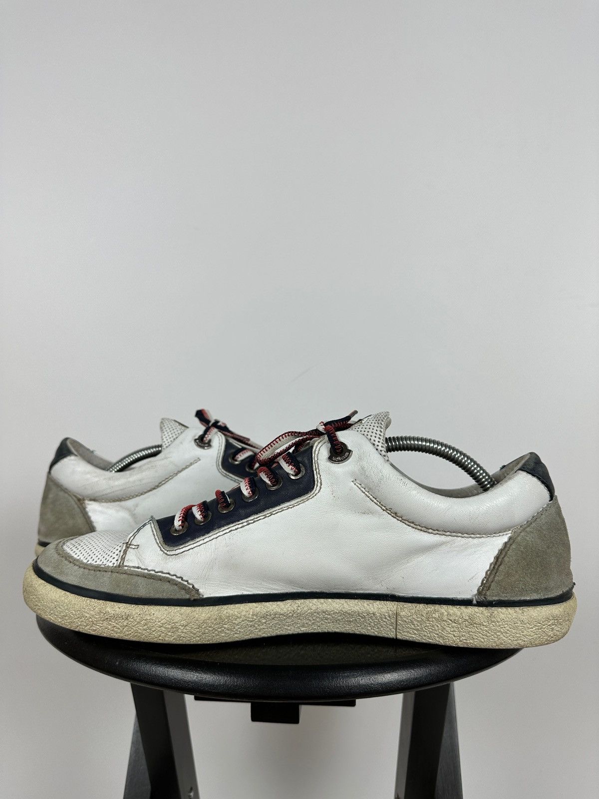 Moncler Moncler Academie Scarpa Leather Low Top Sneakers Size US 11 / EU 44 - 9 Thumbnail