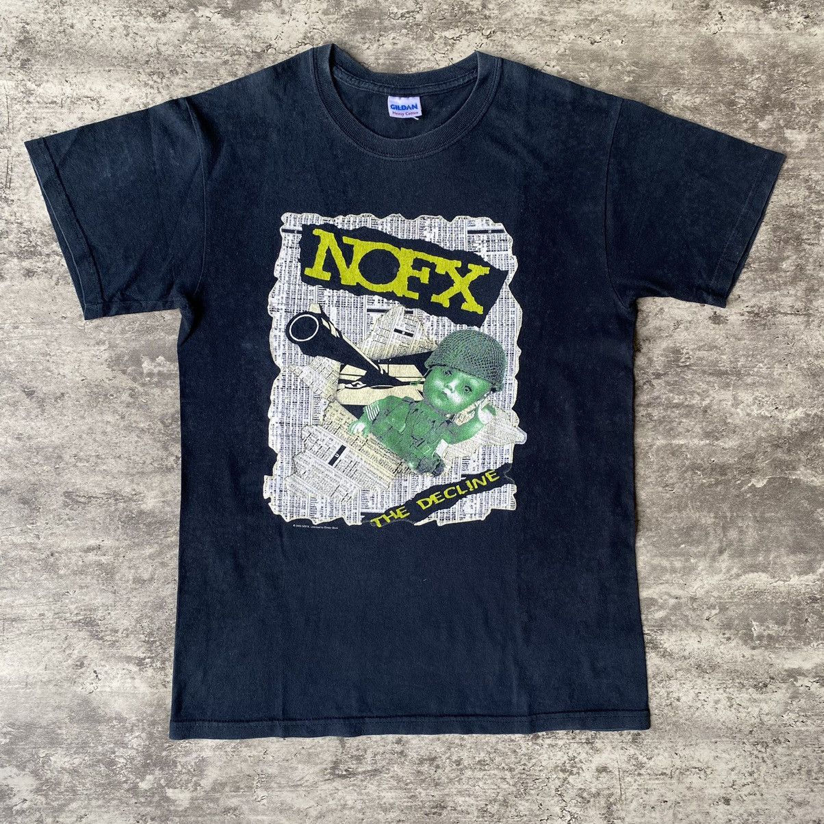 image of Band Tees Vintage 00S Nofx The Decline T-Shirt in Black, Men's (Size Medium)