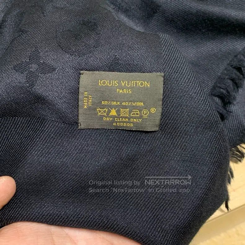 Louis Vuitton Louis Vuitton Classic Old Flower Print Shawl Square Towel Size ONE SIZE - 5 Thumbnail