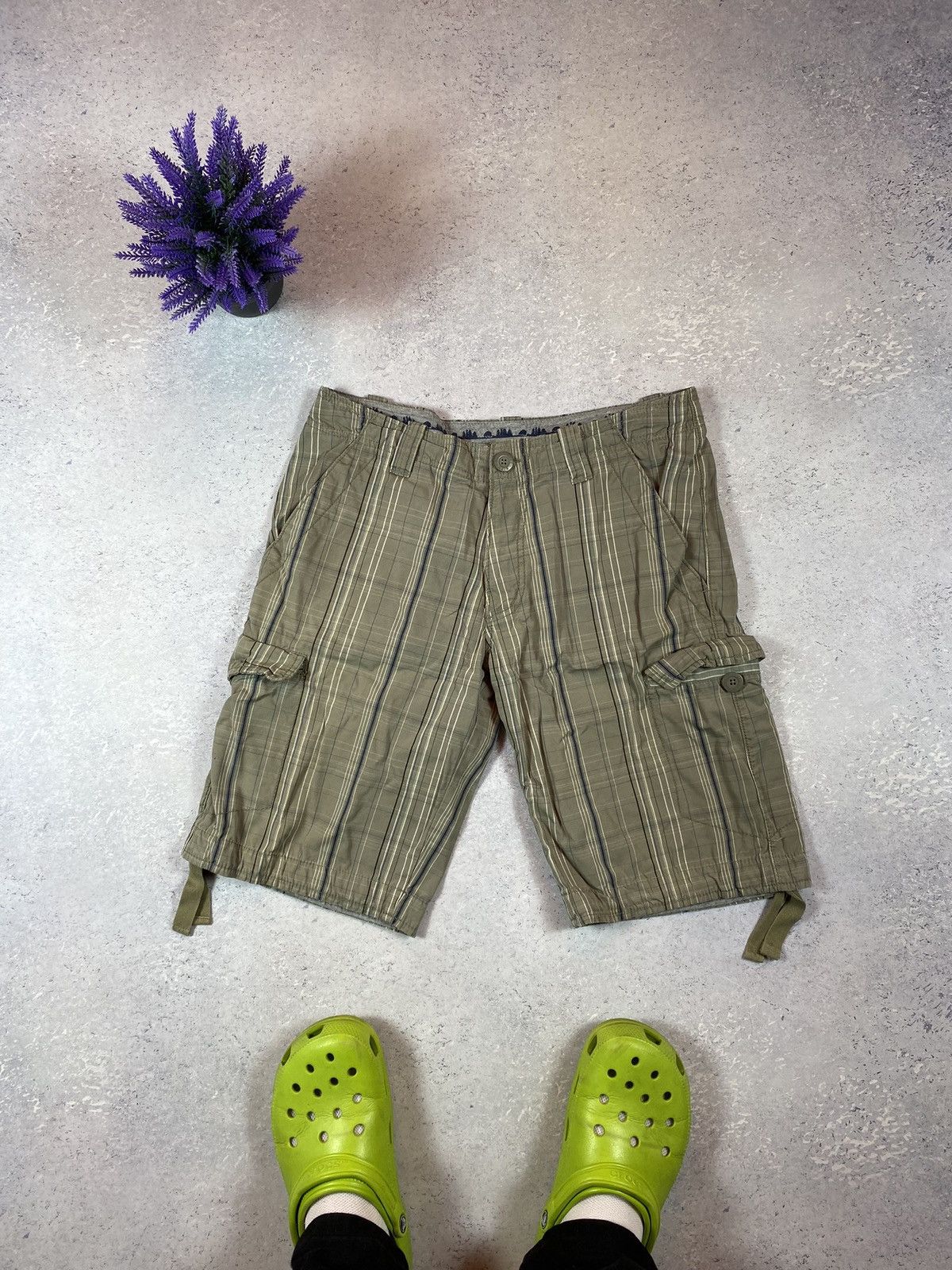 Nike × Vintage Vintage Men’s Grey Drill Short Size Small Size US 30 / EU 46 - 2 Thumbnail