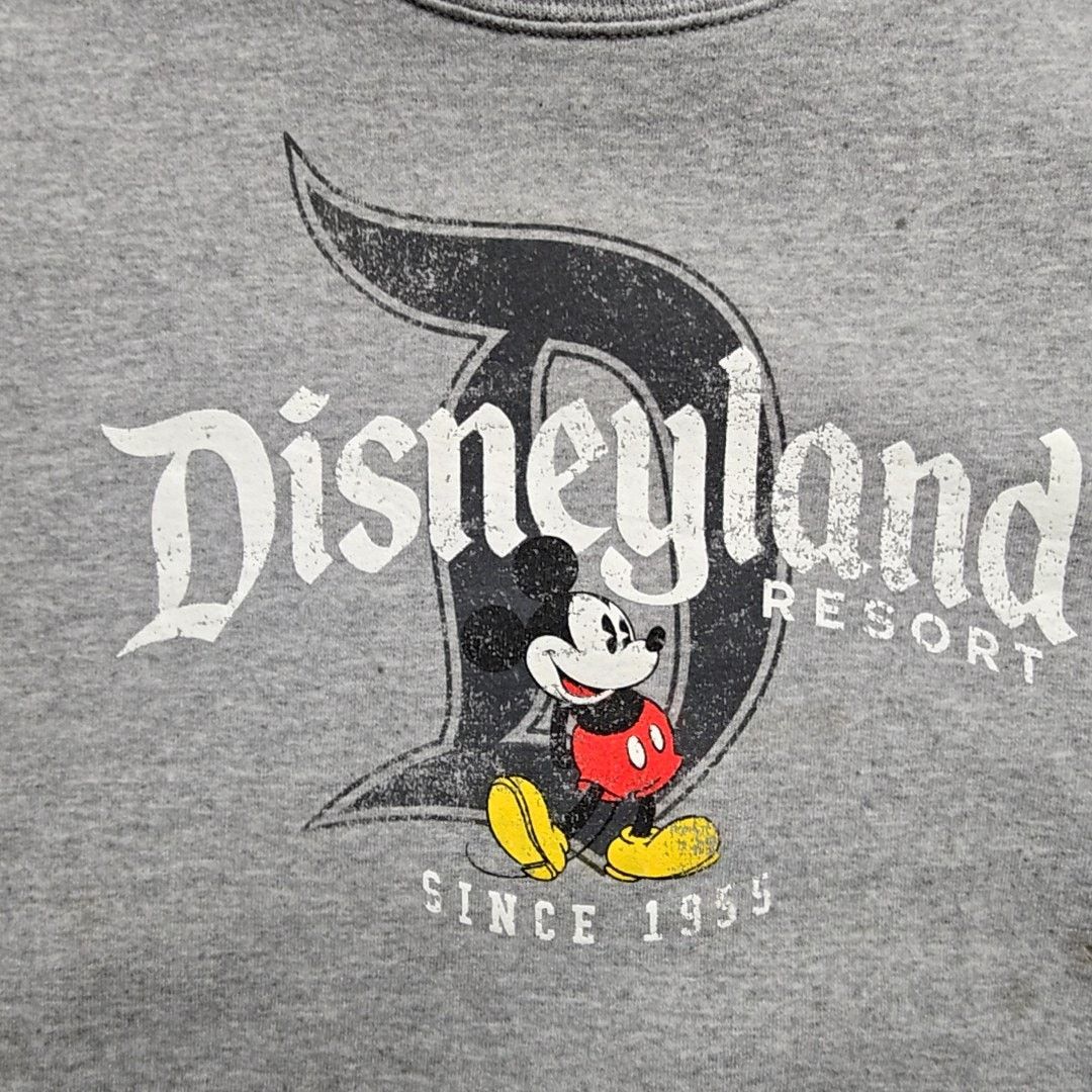 Disney Disneyland Resort Mickey Sweatshirt Gray Graphic Small Size US S / EU 44-46 / 1 - 2 Thumbnail