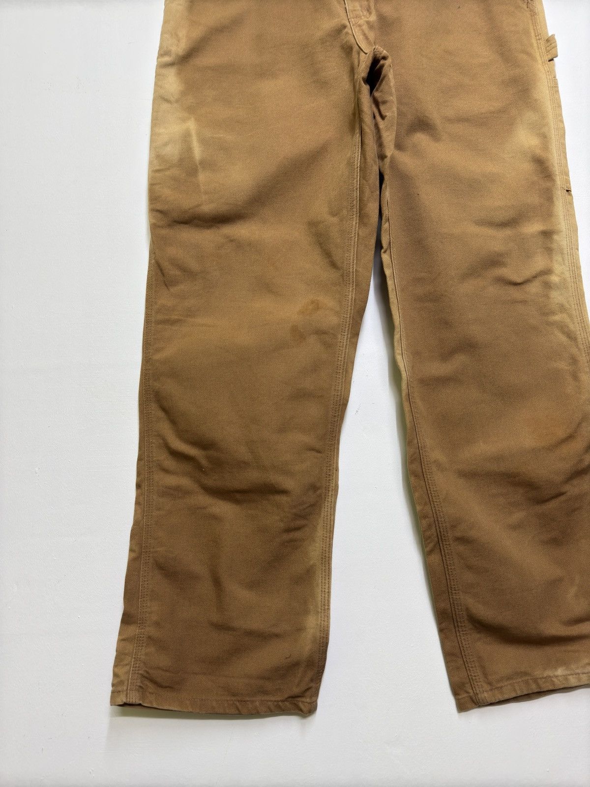 Carhartt Vintage Carhartt Super Faded Carpenter Pants Dungaree Fit Size US 35 - 7 Thumbnail