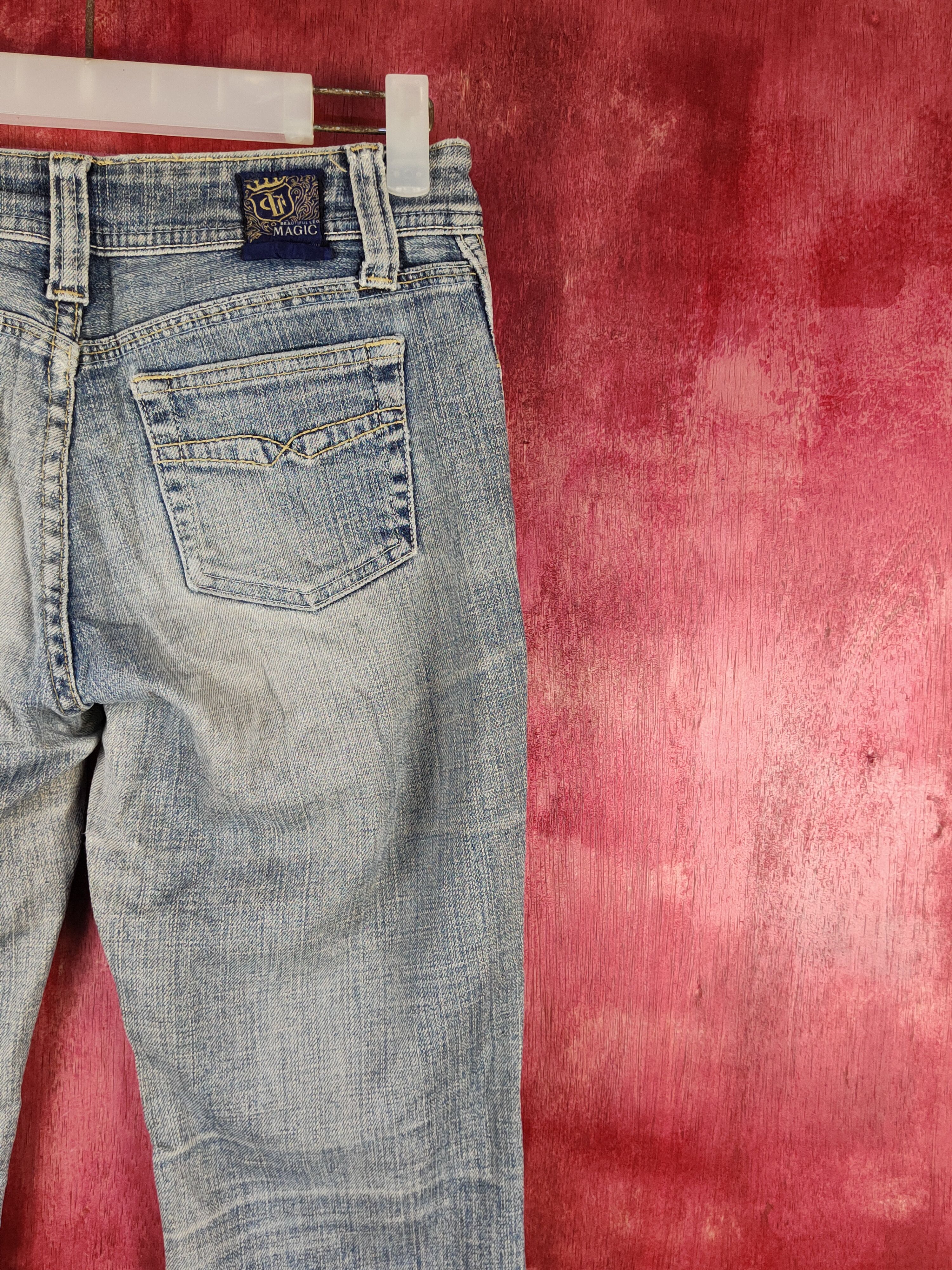 Japanese Brand DL Georgia Love Blue Faded Multipocket Denim #S1582 Size 26" / US 2 / IT 38 - 10 Thumbnail
