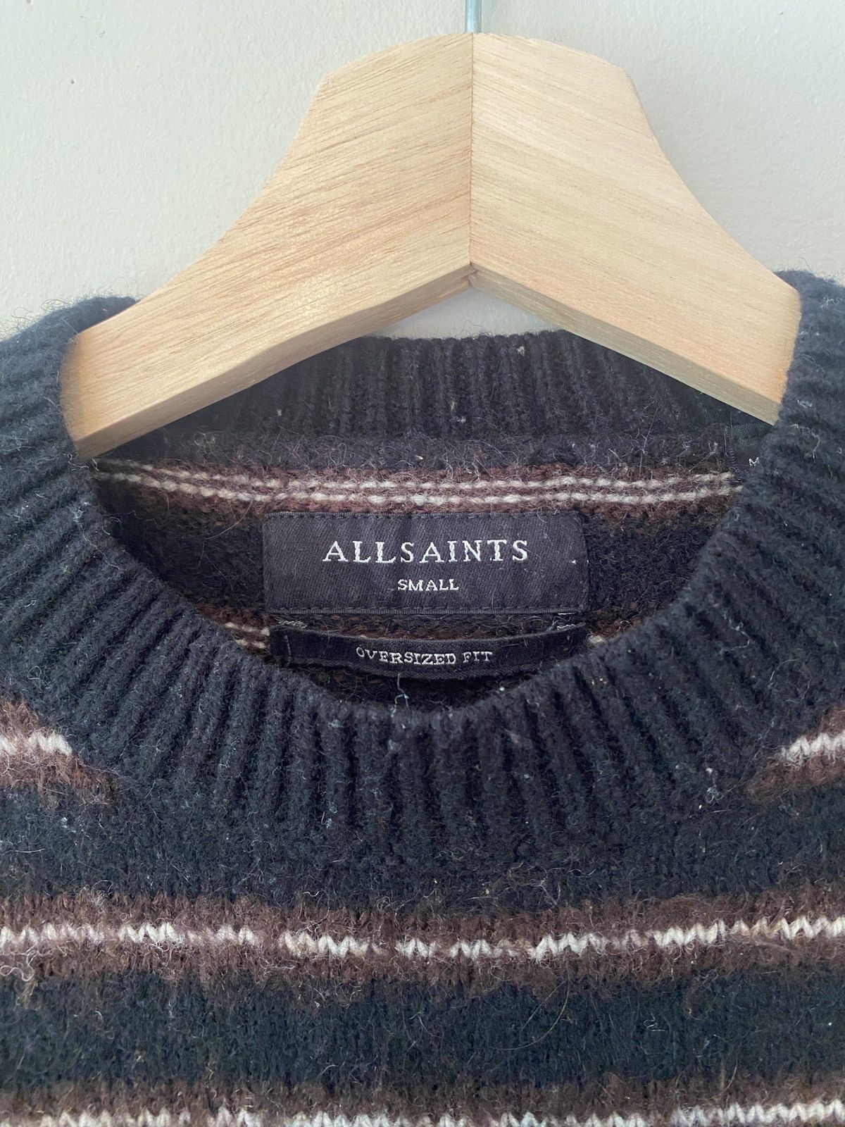 Allsaints Allsaints Oversized Striped Sweater Size US S / EU 44-46 / 1 - 3 Thumbnail