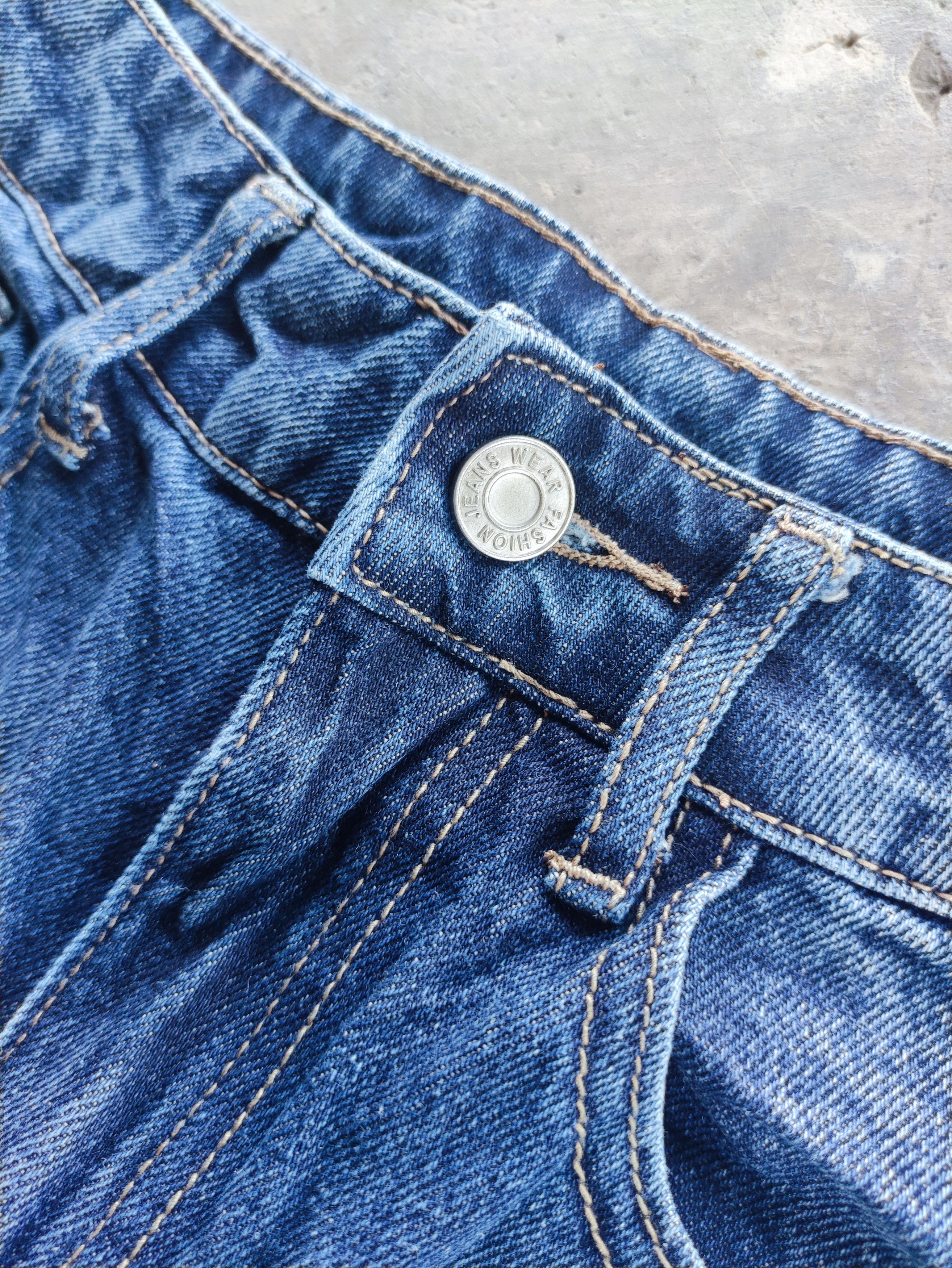 Japanese Brand × Jean Vintage Japanese Baggy Denim Distressed Faded Jeans Pants Size US 27 - 5 Thumbnail